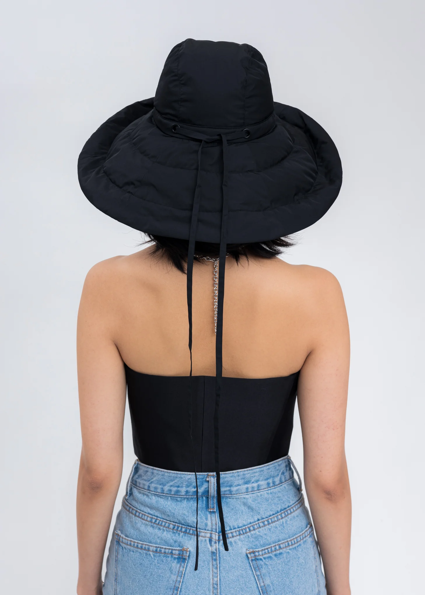 Black Down Anna Hat - Image 4