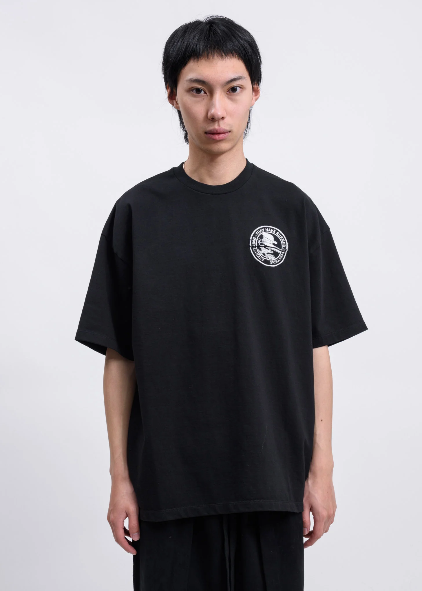 Black Another Crack Heavy Jersey T-Shirt