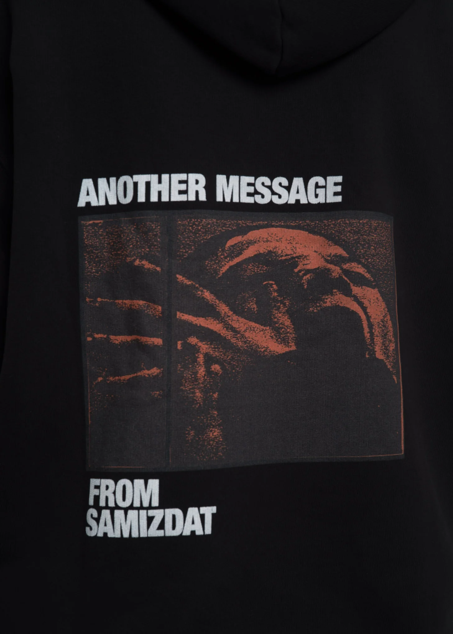 Black Another Message Hoodie - Image 4