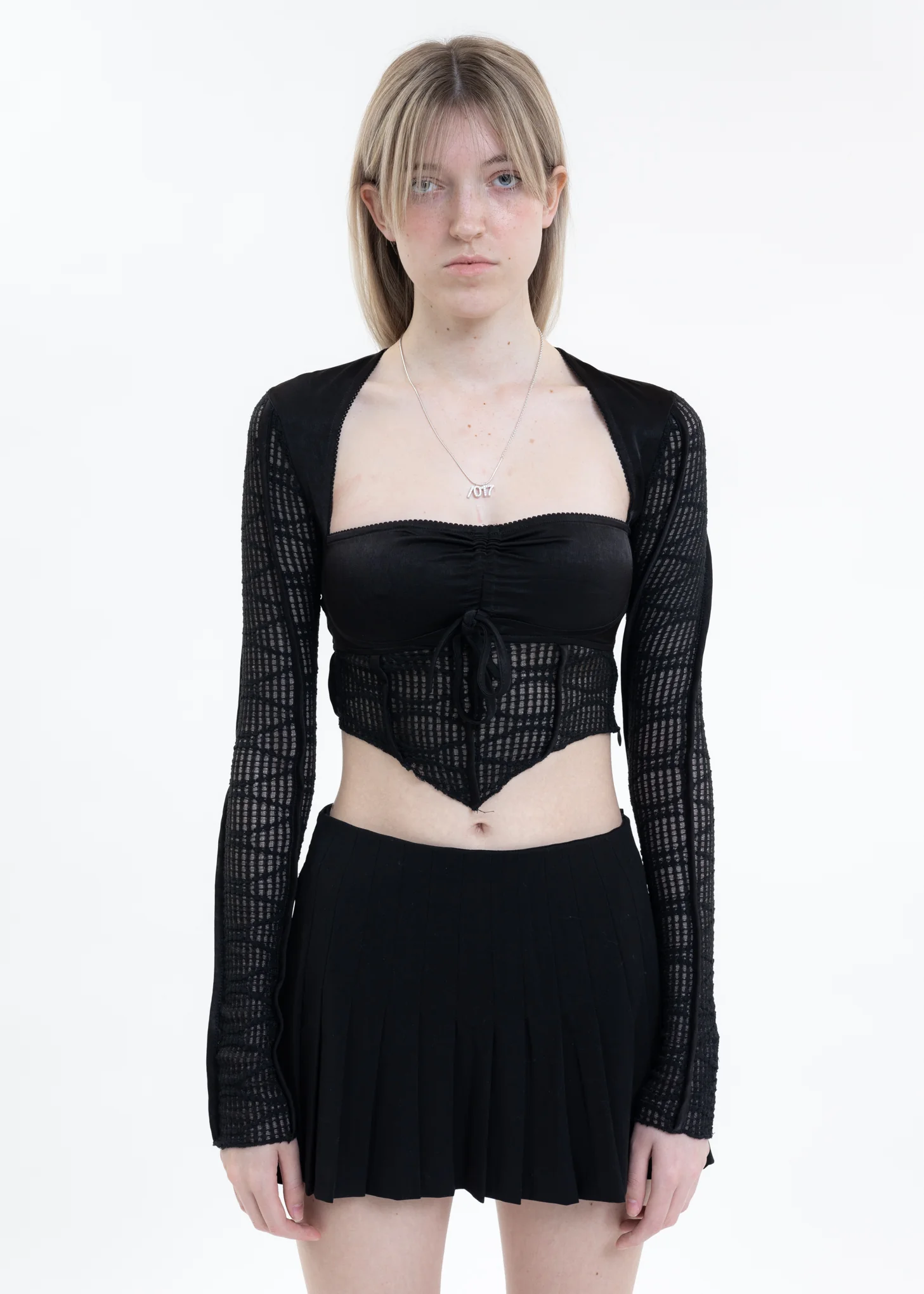 Black Archangel Swirl Top