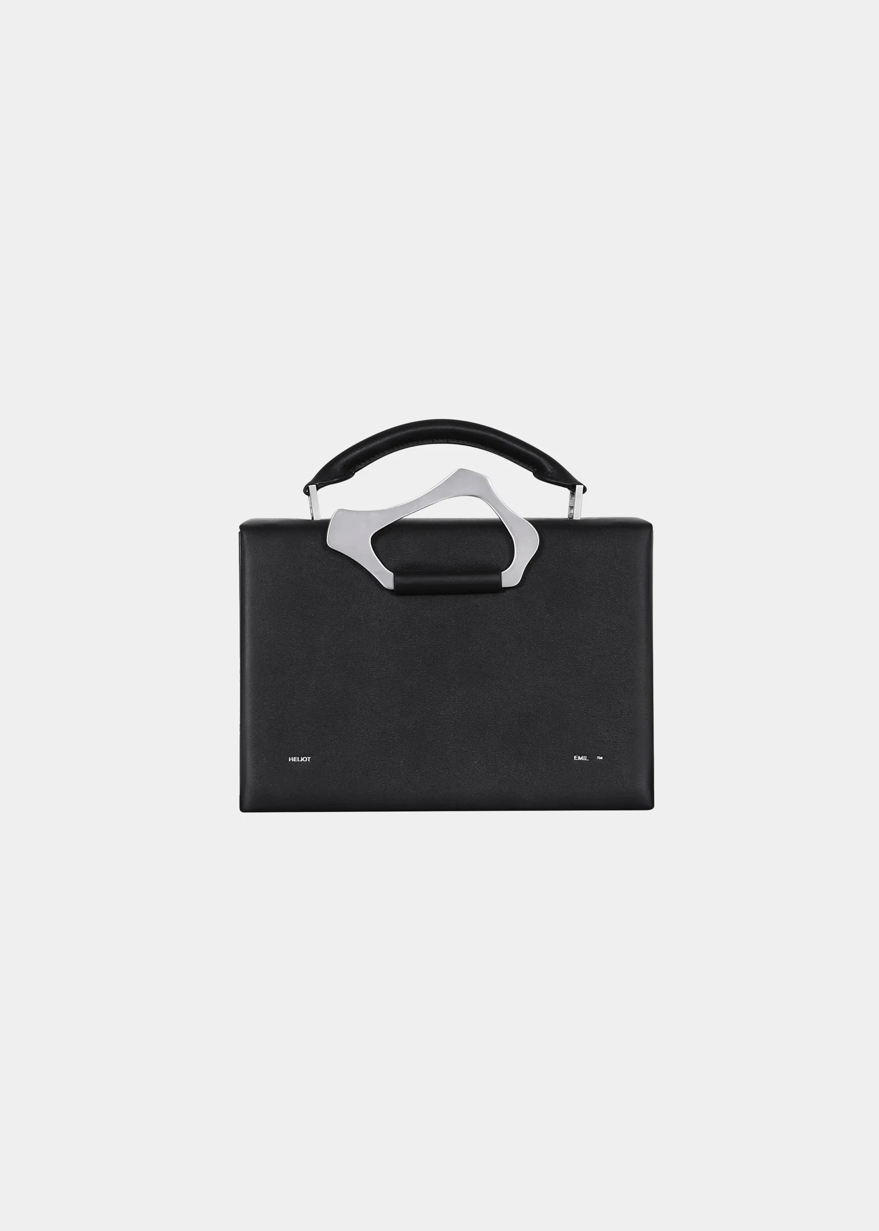 BLACK ARENITE LEATHER BAG - Image 10
