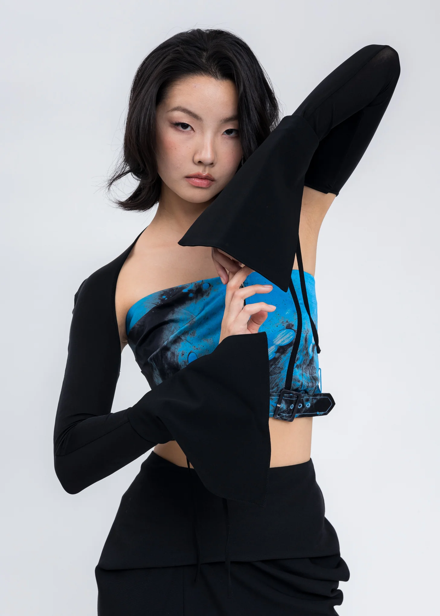 Black Long Arm Sleeves