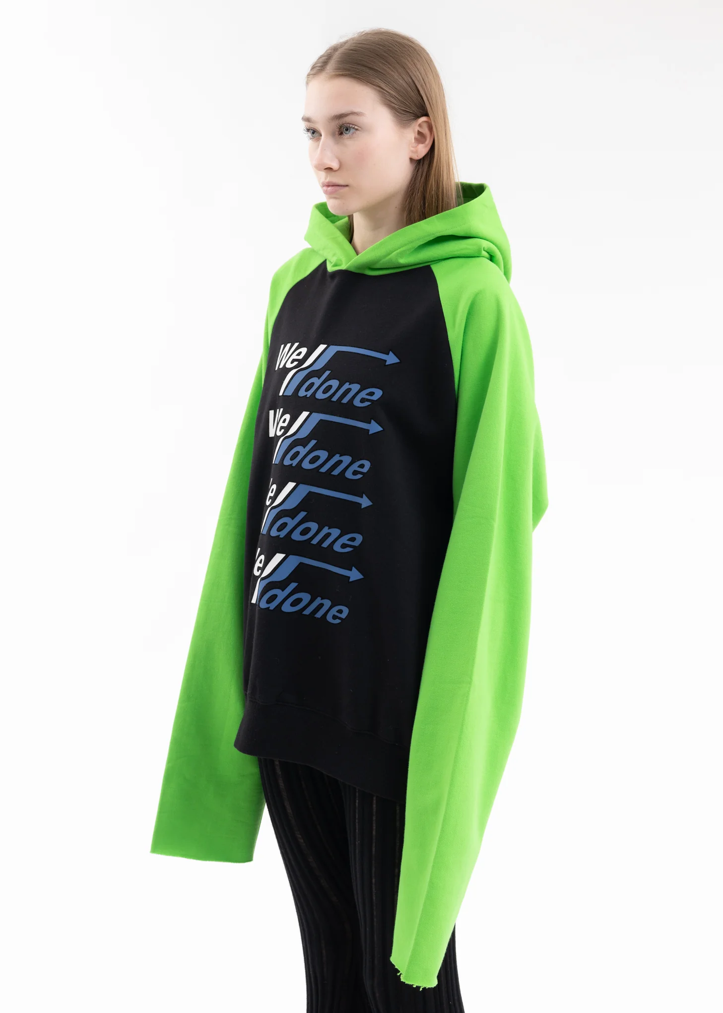 BLACK ARROW SELLDONE LOGO RAGLAN HOODIE - Image 3