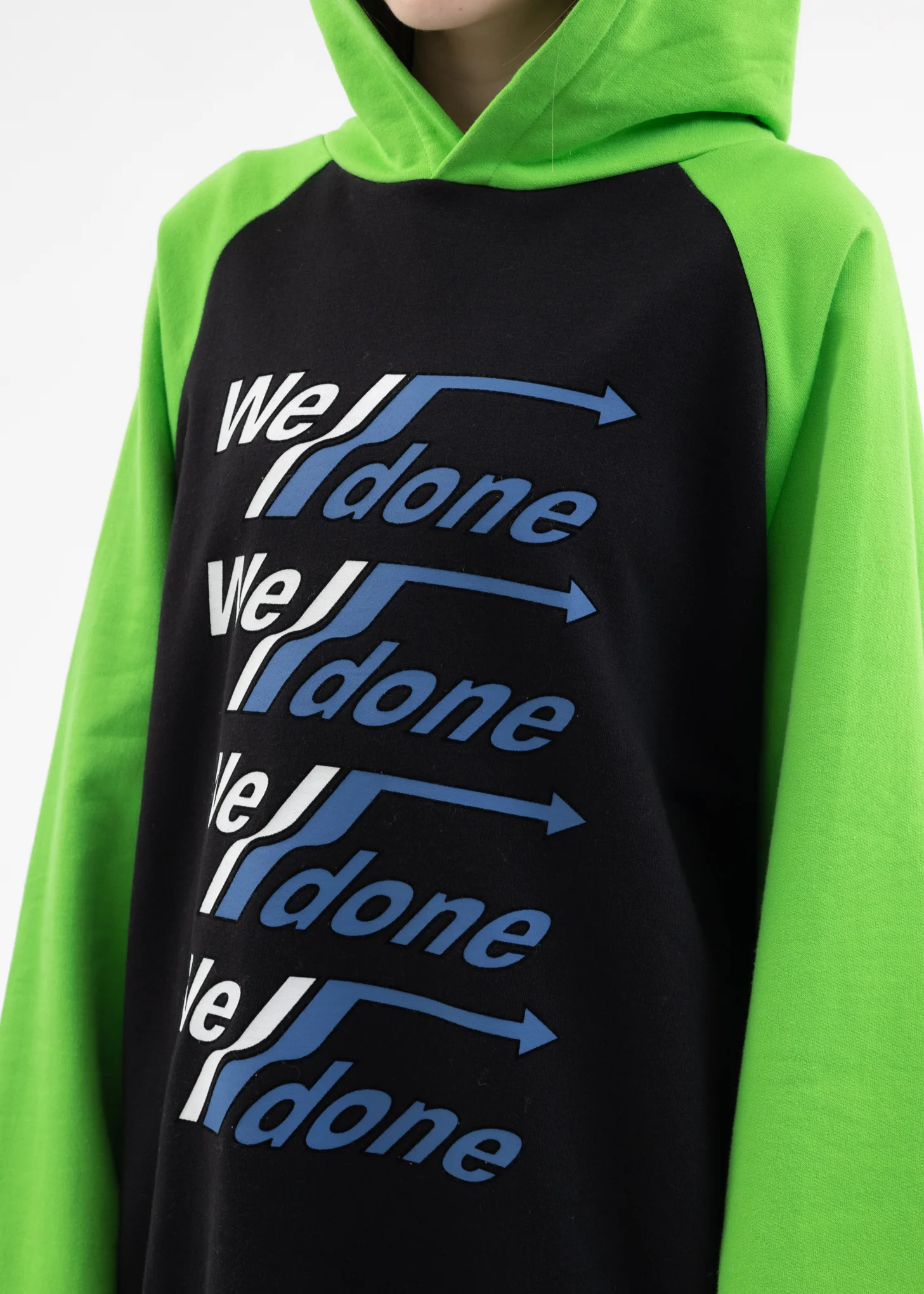 BLACK ARROW SELLDONE LOGO RAGLAN HOODIE - Image 7