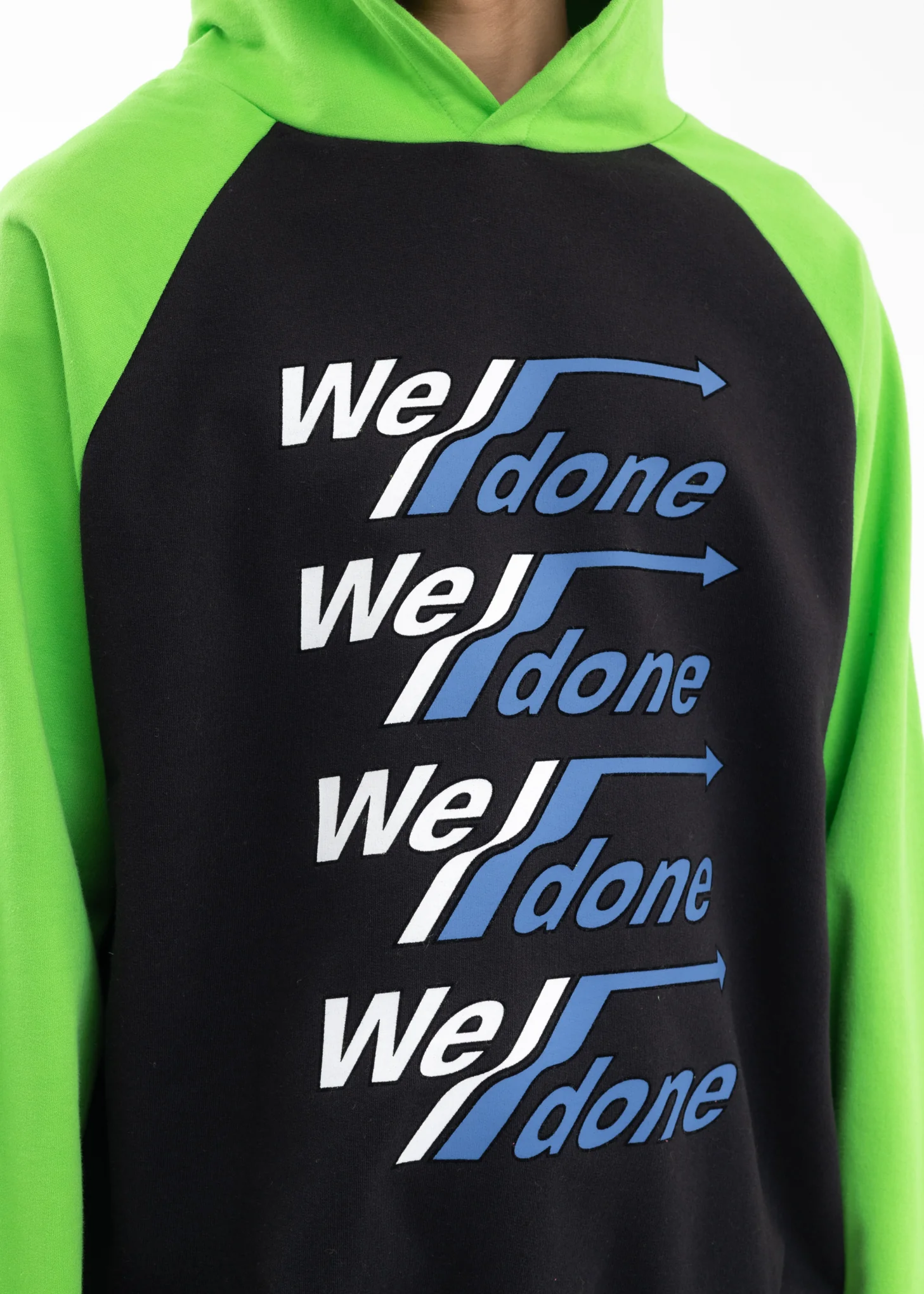 BLACK ARROW SELLDONE LOGO RAGLAN HOODIE - Image 4