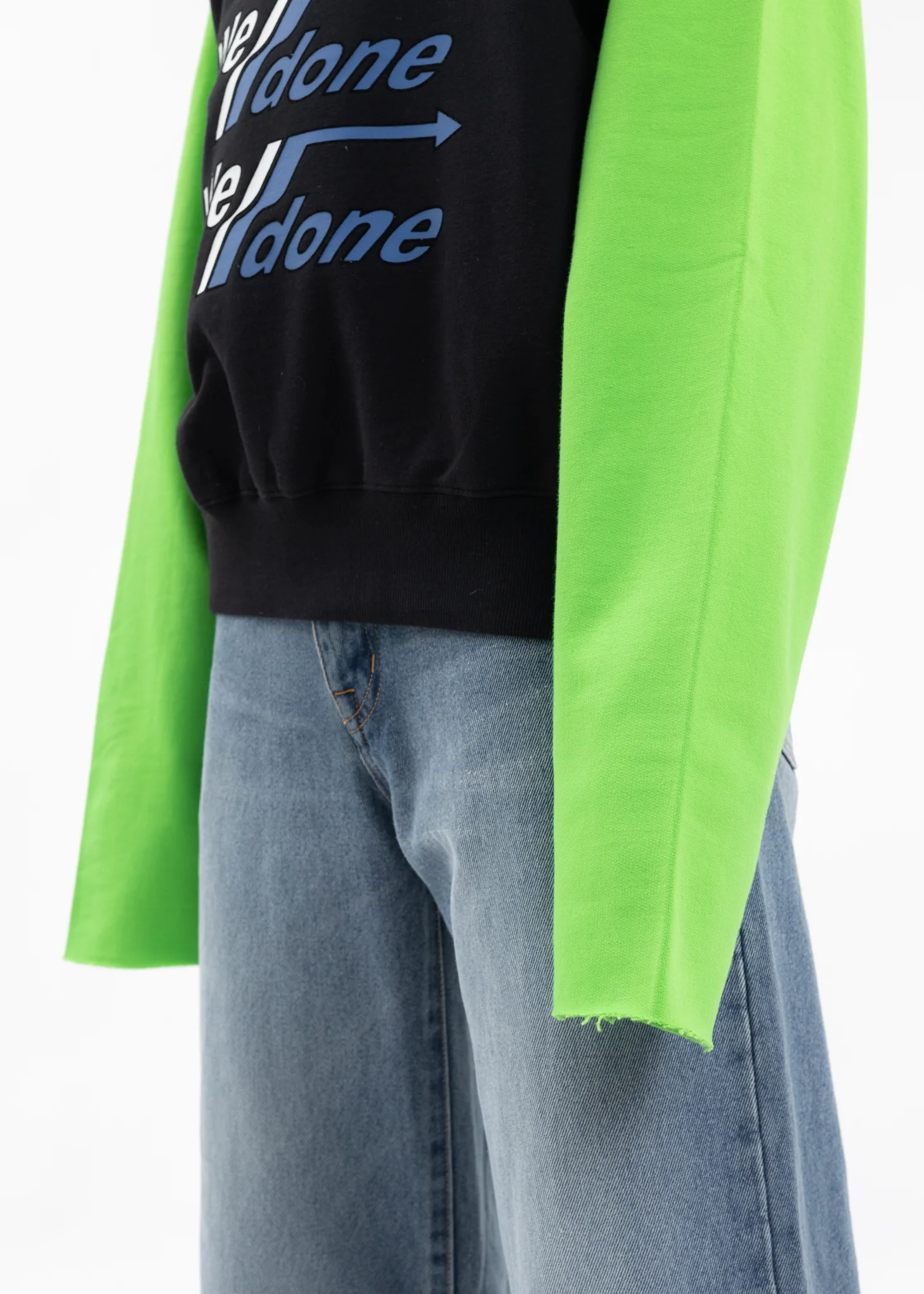 BLACK ARROW SELLDONE LOGO RAGLAN HOODIE - Image 5