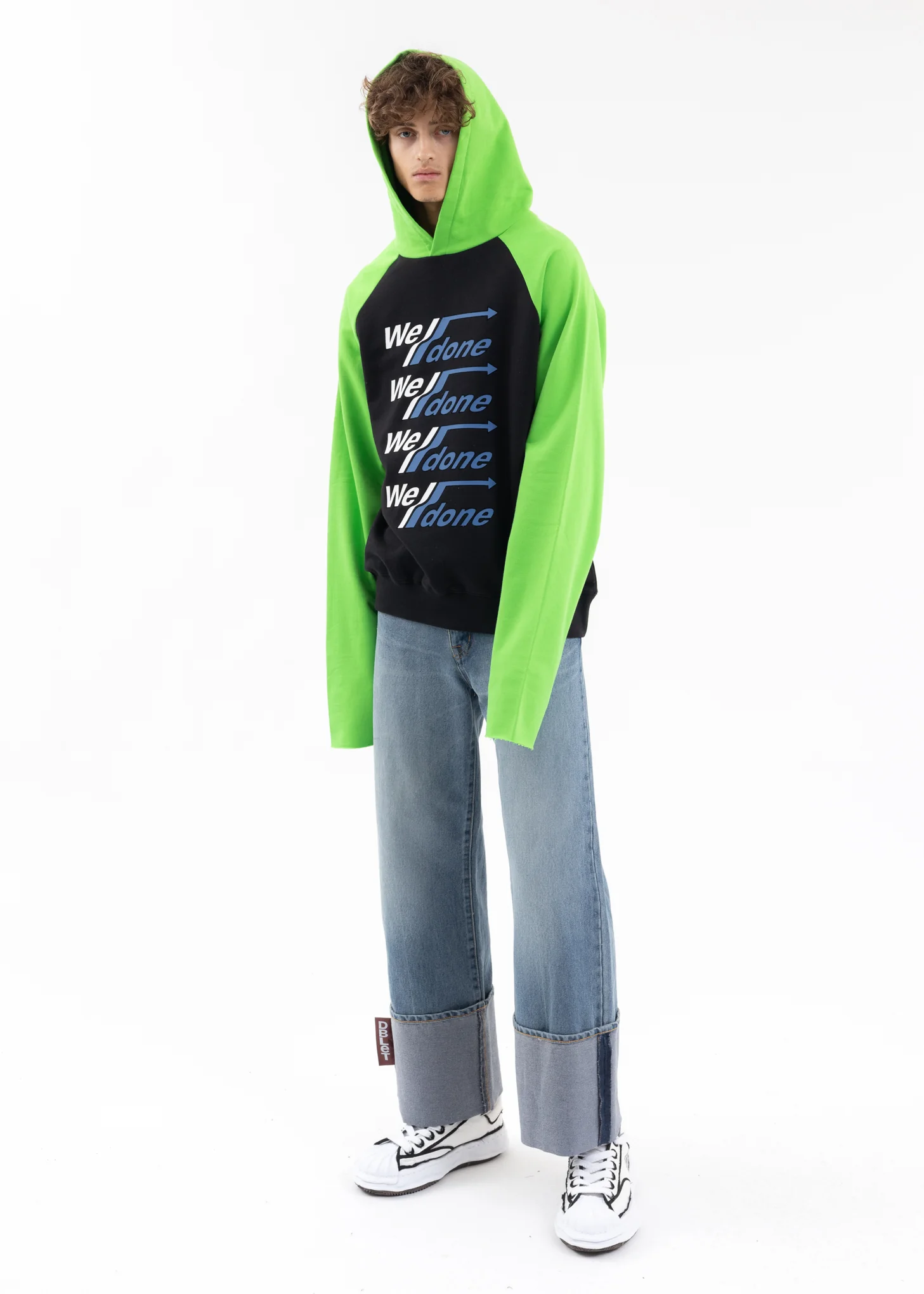 BLACK ARROW SELLDONE LOGO RAGLAN HOODIE - Image 6