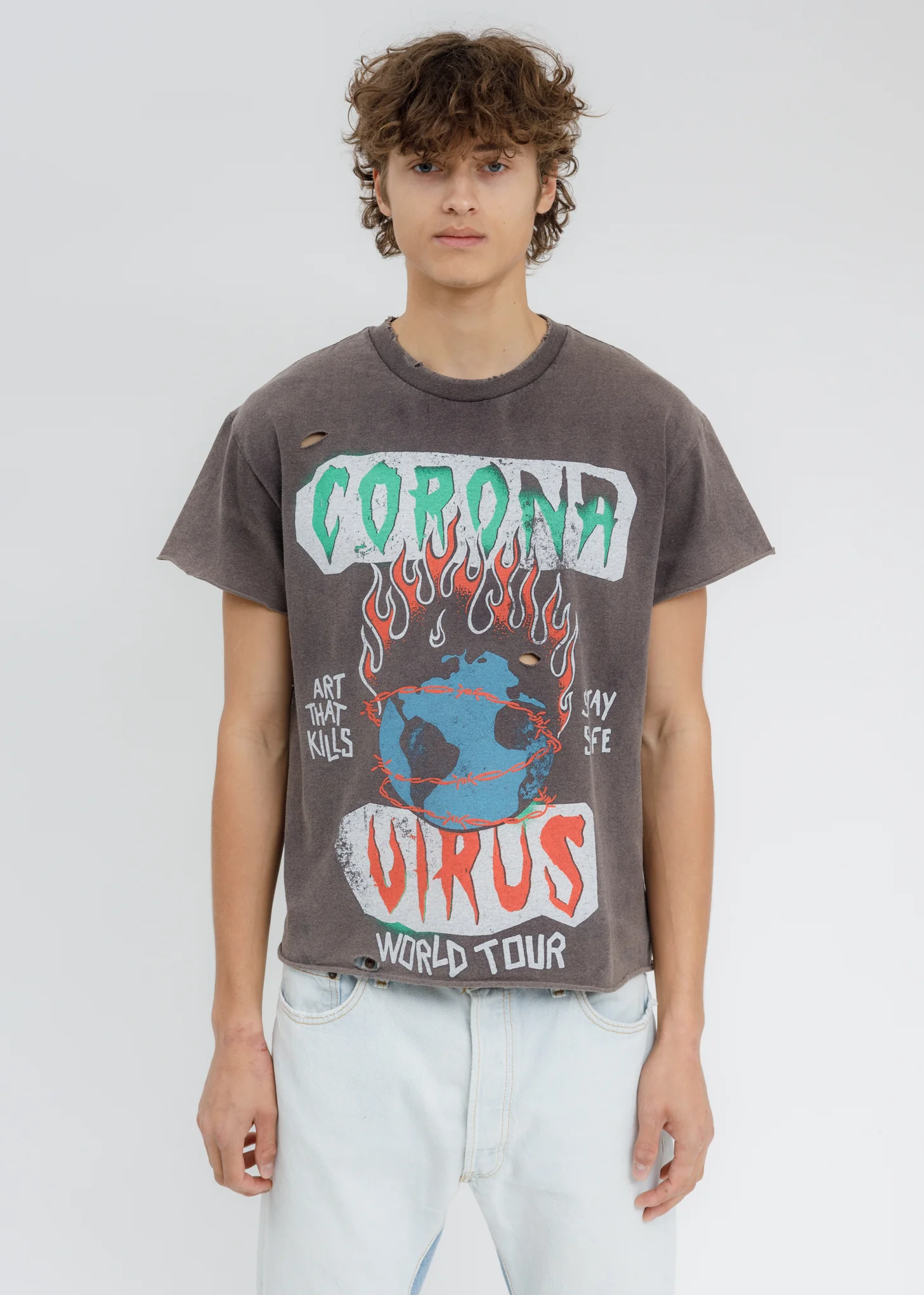 Black ATK CORONA TOUR T-Shirt