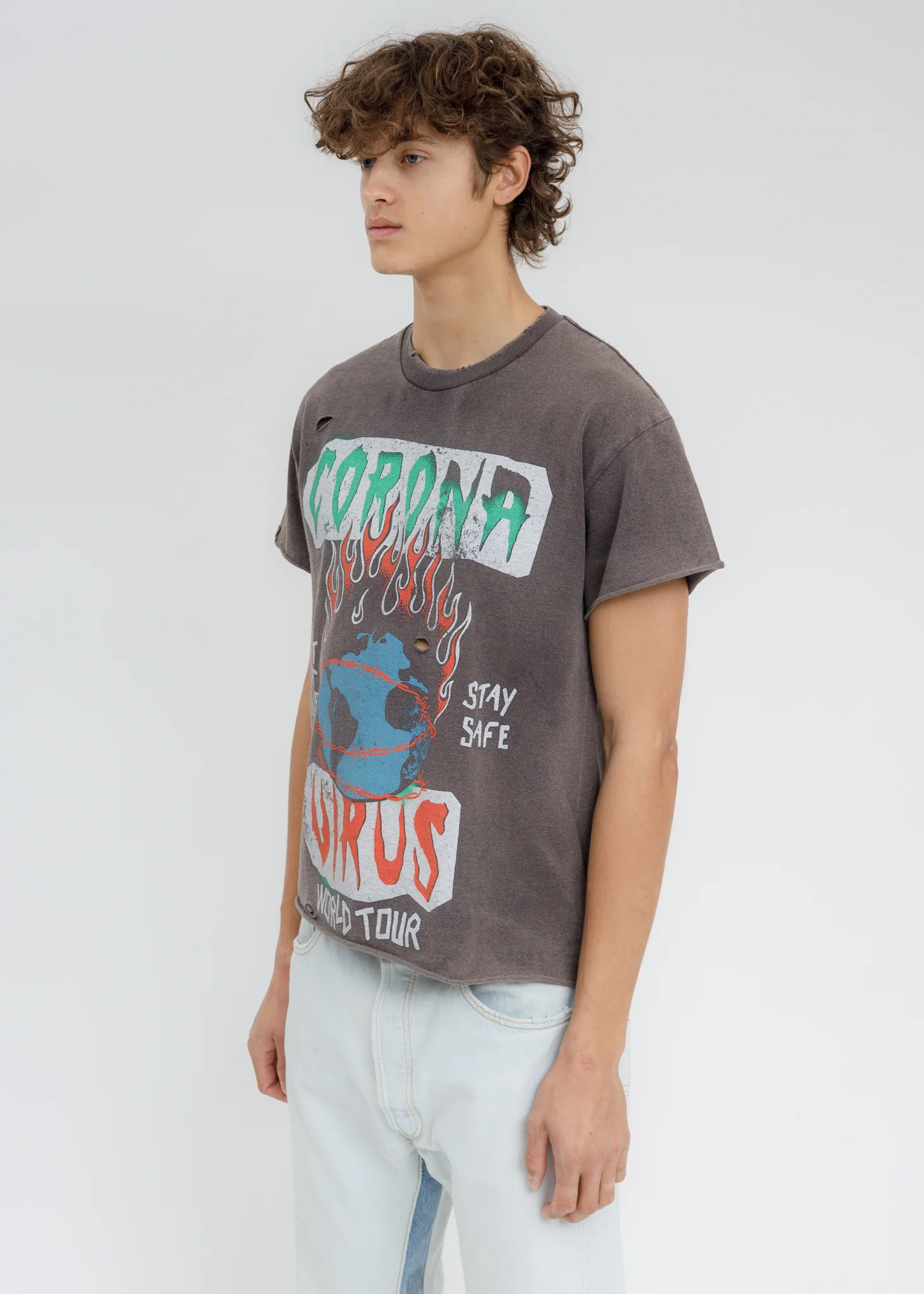 Black ATK CORONA TOUR T-Shirt - Image 3
