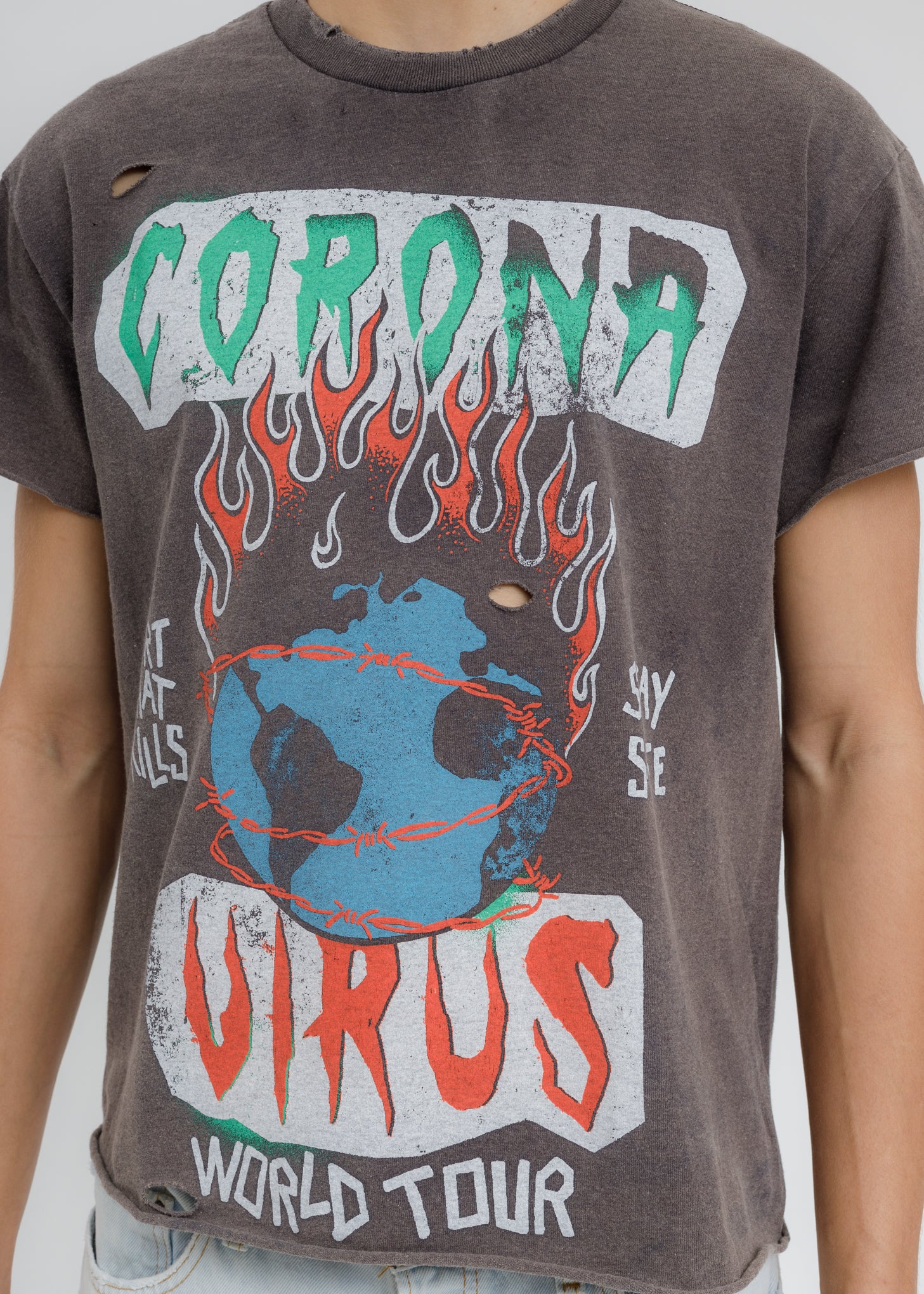Black ATK CORONA TOUR T-Shirt - Image 5