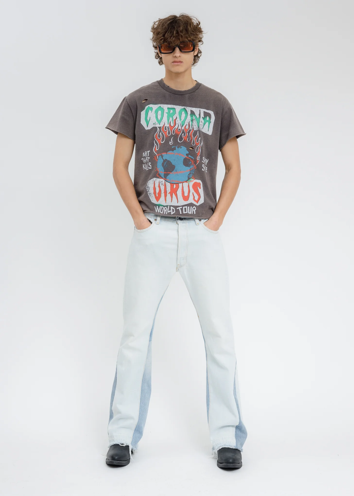 Black ATK CORONA TOUR T-Shirt - Image 6