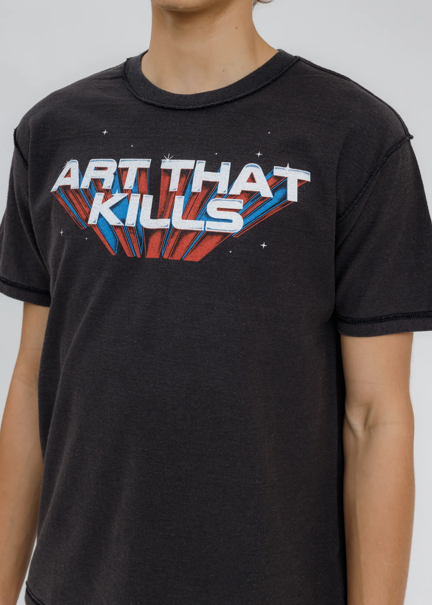 Black ATK SPACE T-Shirt - Image 5