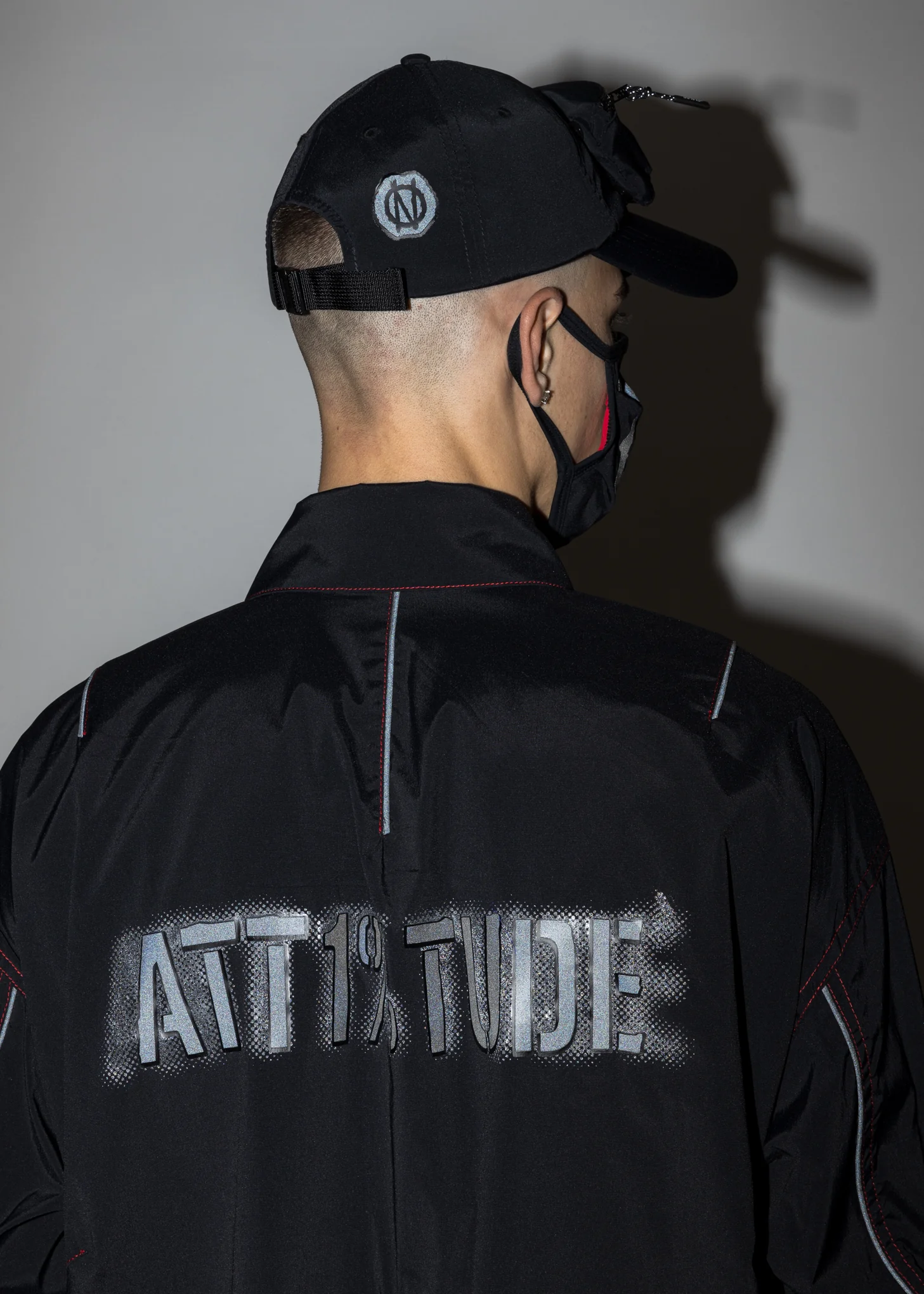 Black ATT1%TUDE Line Shirt - Image 7
