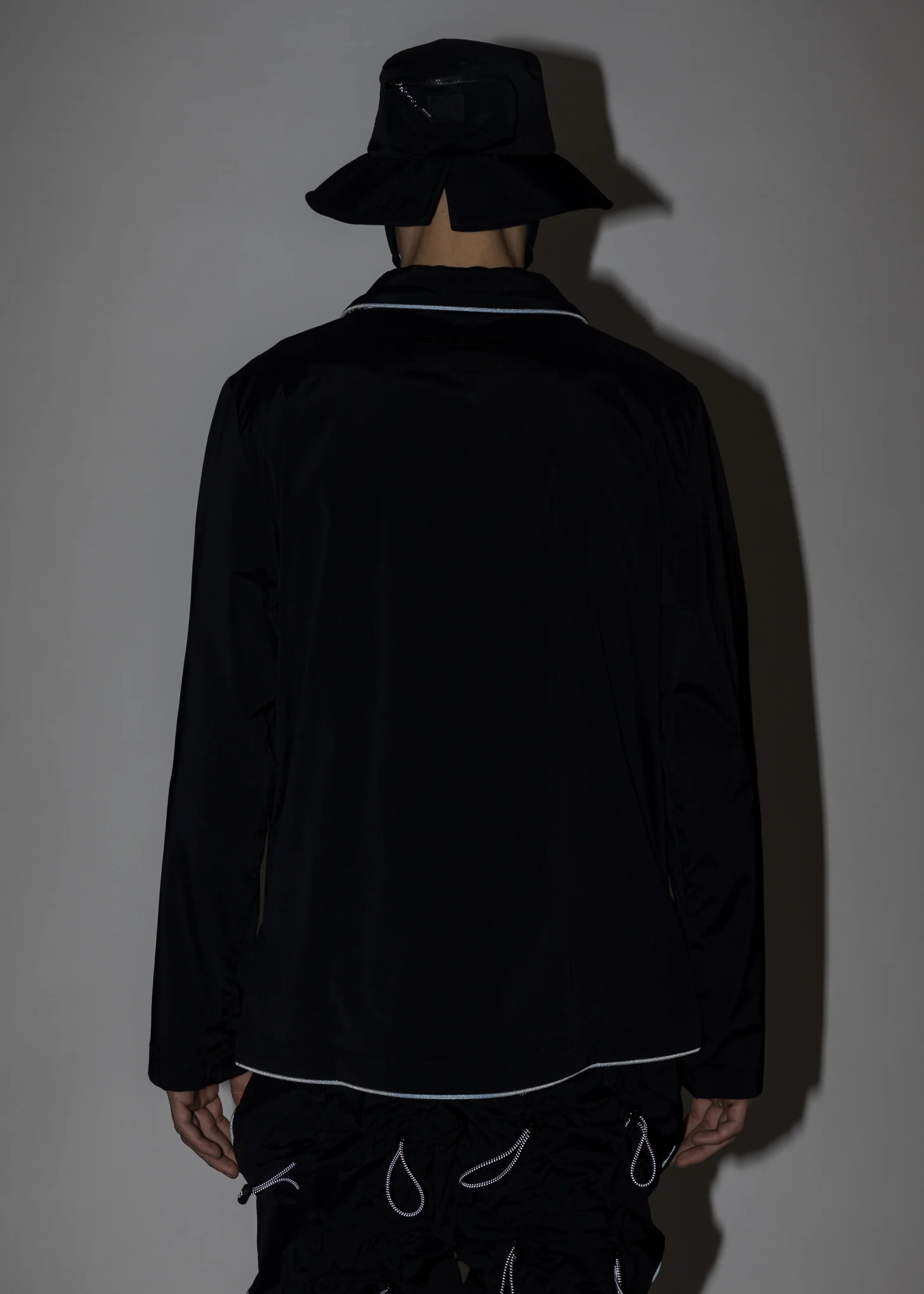 Black "ATT1%TUDE" Pajama Shirt - Image 6