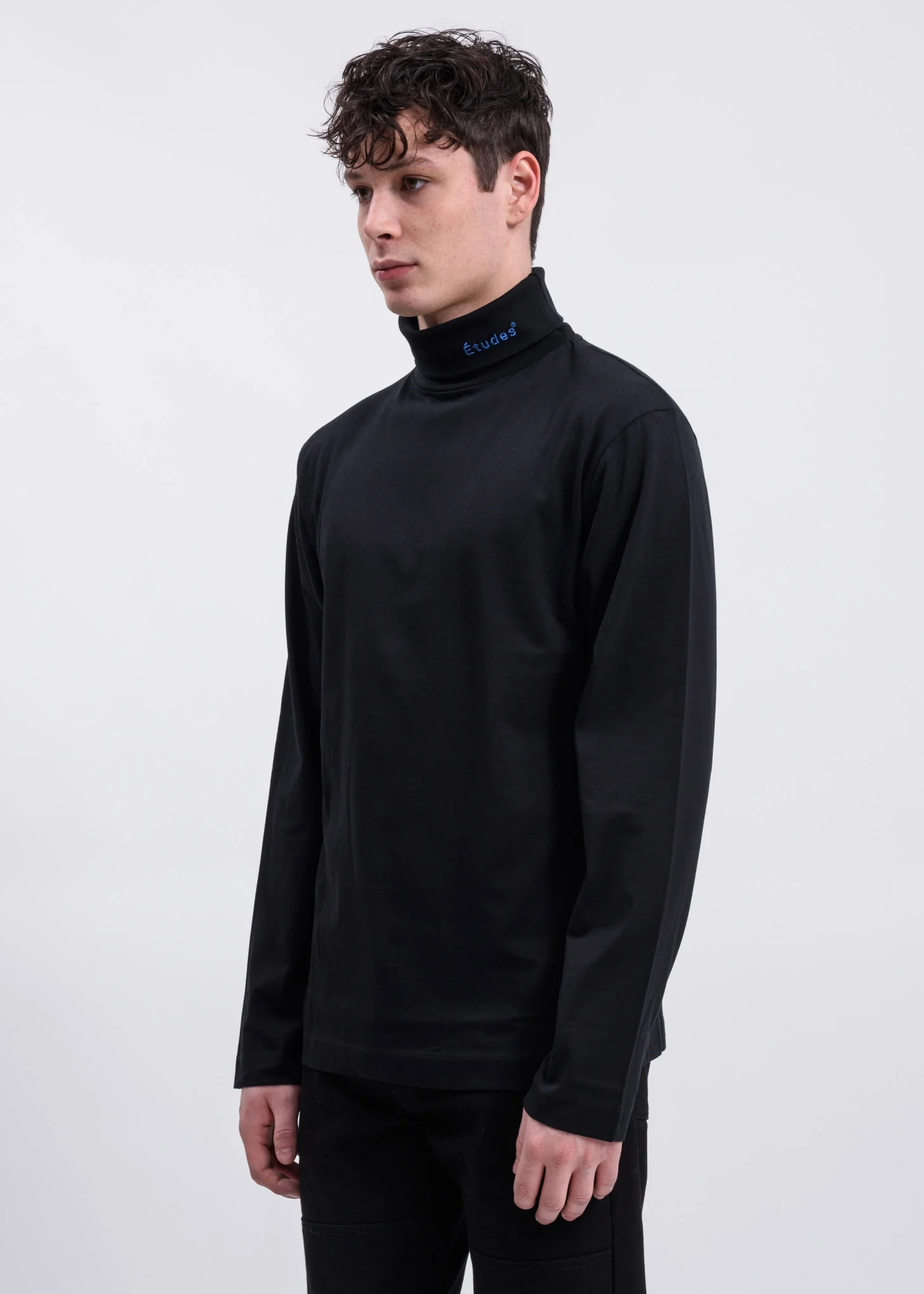Black Award Mockneck Long Sleeve