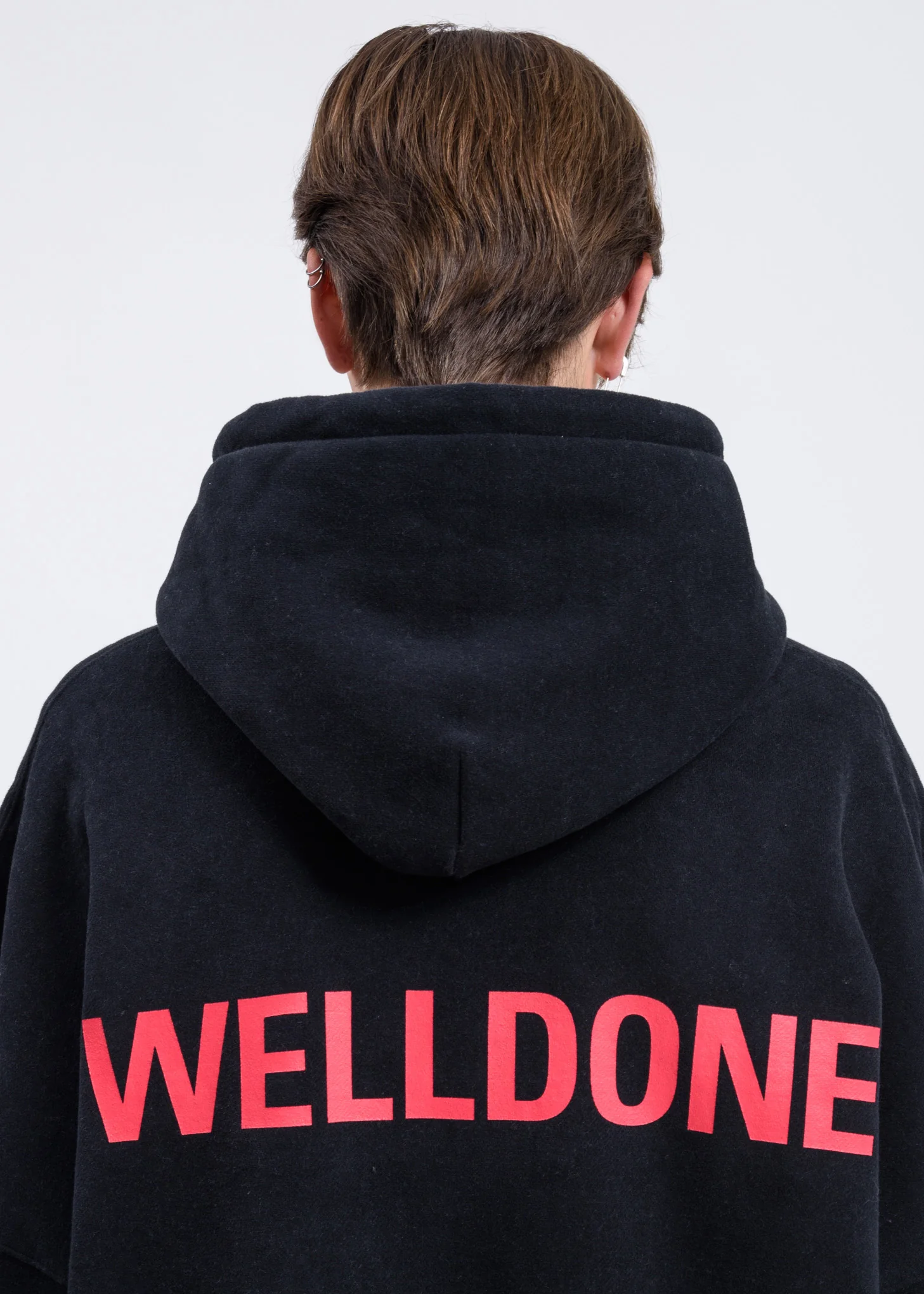 Black Back Logo Hoodie