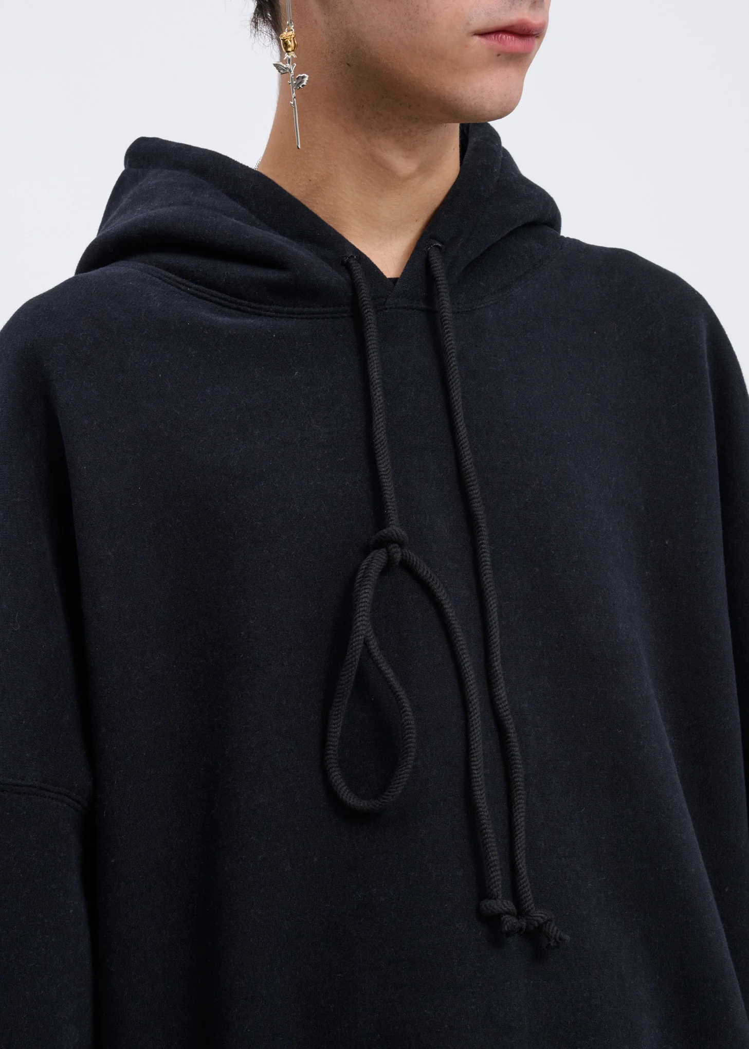 Black Back Logo Hoodie - Image 3