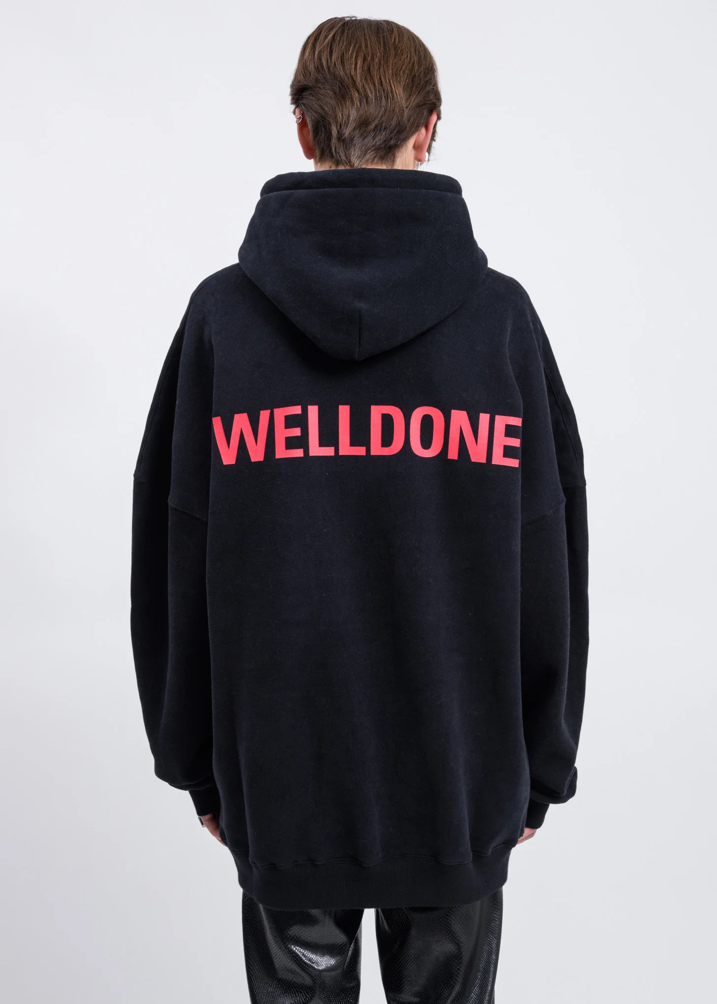 Black Back Logo Hoodie - Image 4