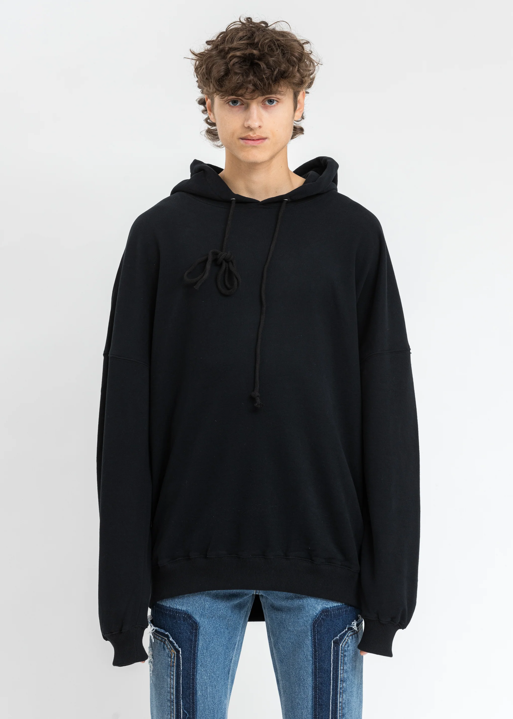 Black Back Red Logo Hoodie - Image 2