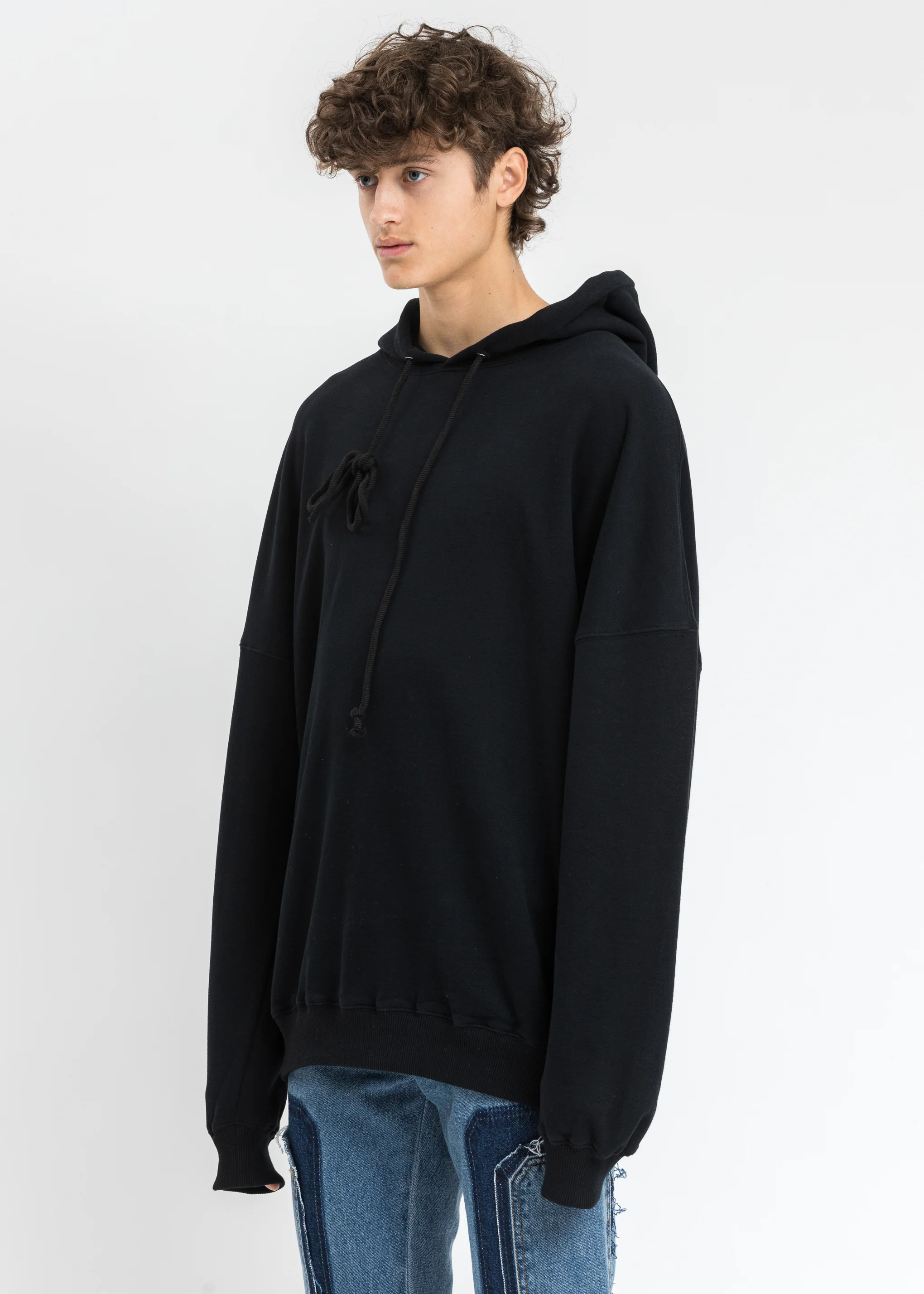 Black Back Red Logo Hoodie - Image 3