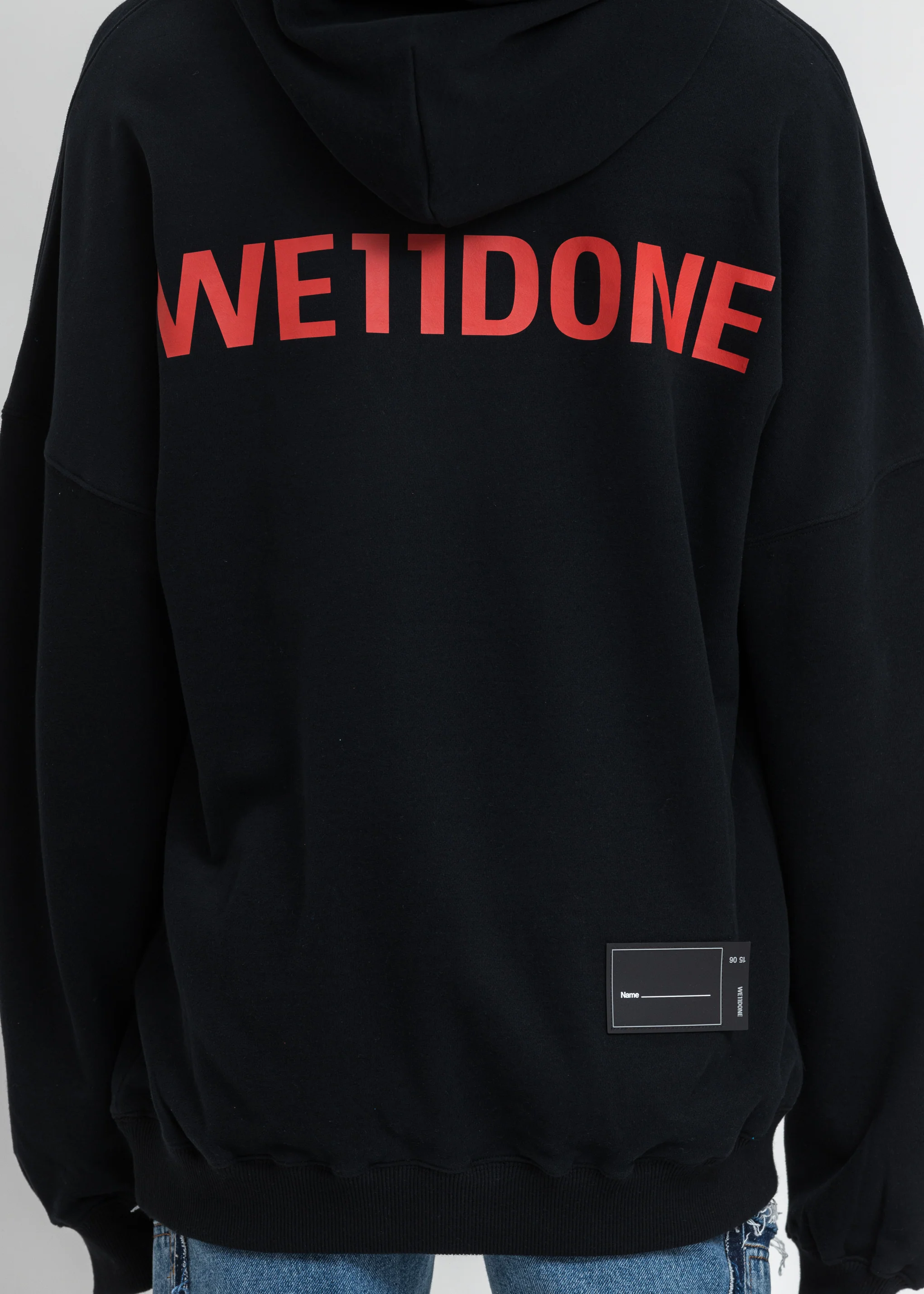 Black Back Red Logo Hoodie - Image 4