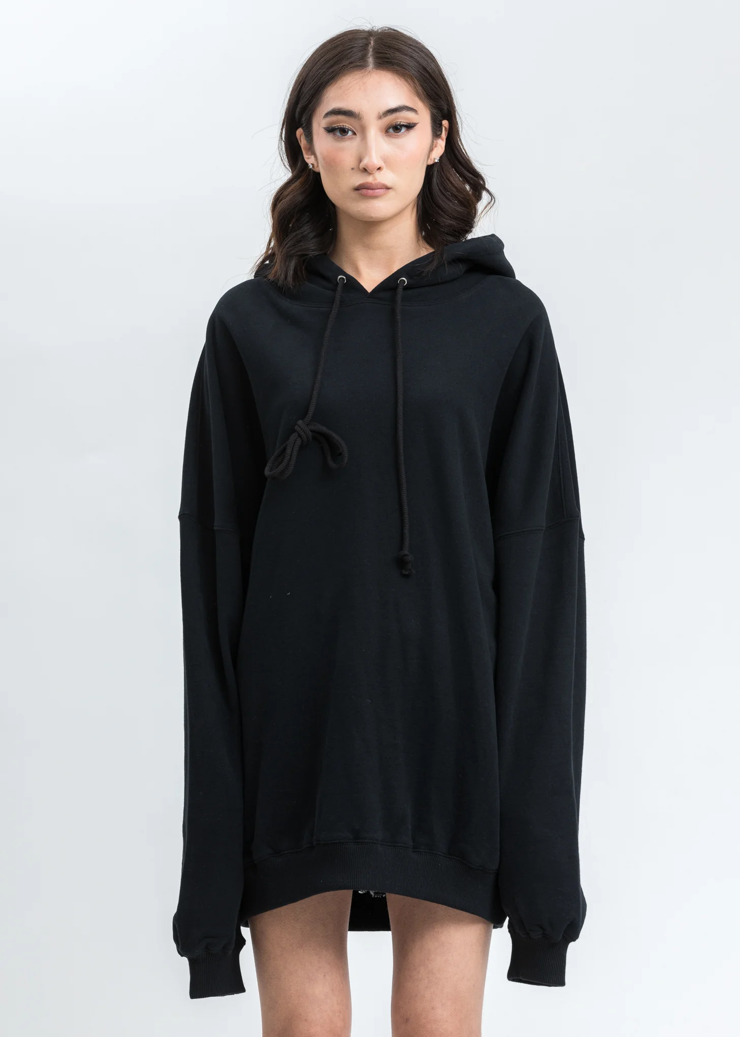 Black Back Red Logo Hoodie - Image 2
