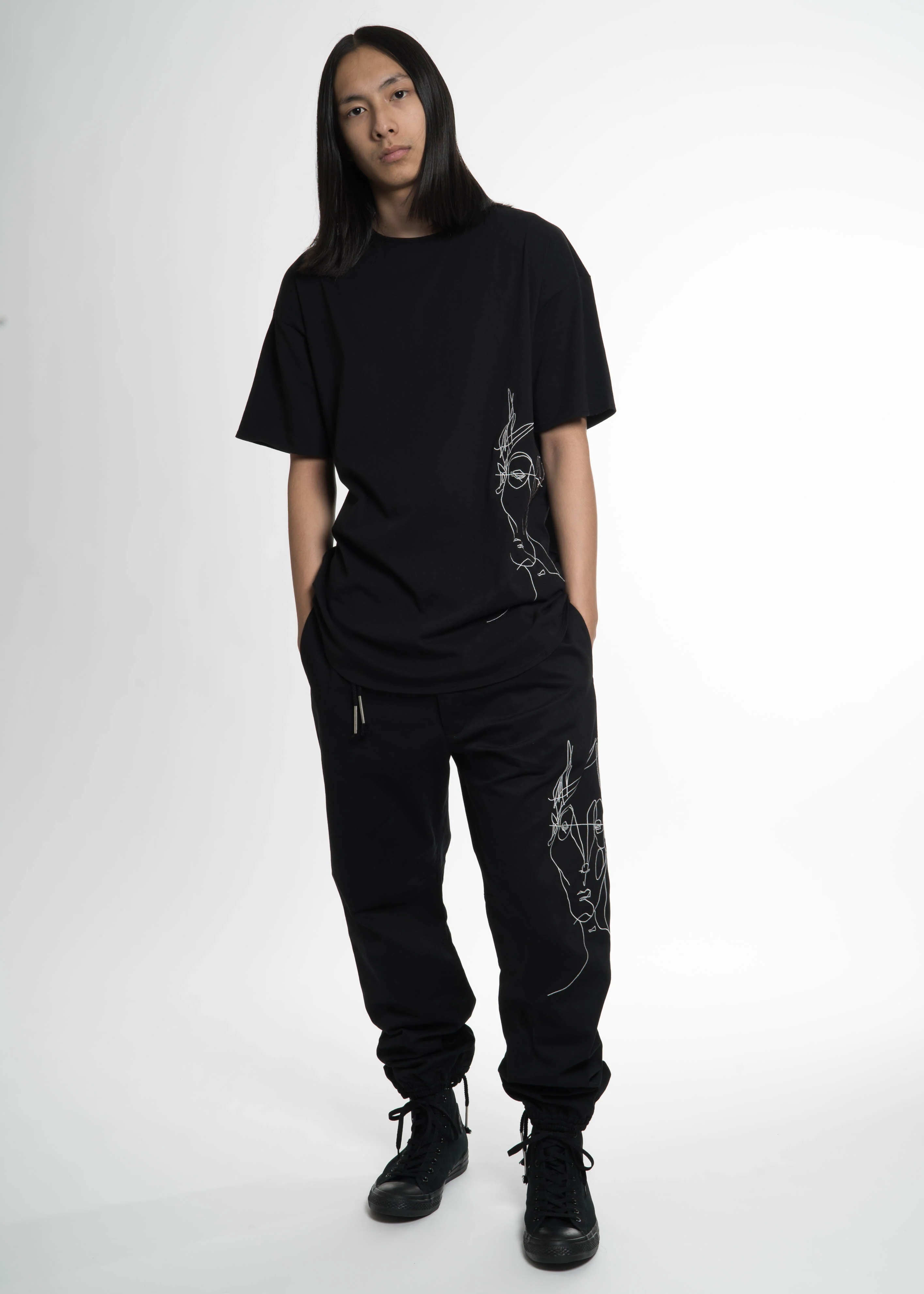 Black Baggy "Big Face" T-Shirt - Image 5
