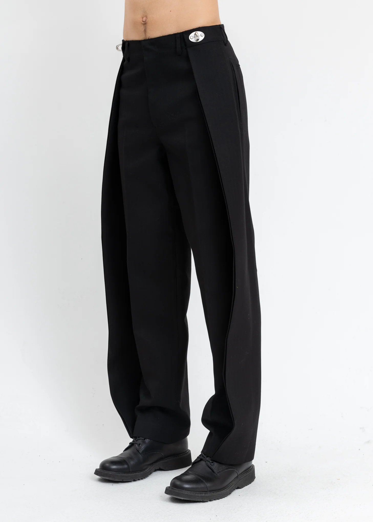 Black Baggy Trouser - Image 2