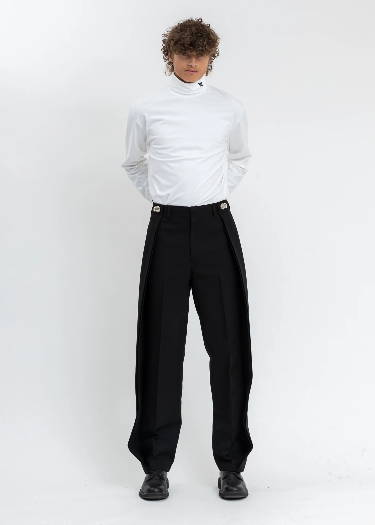 Black Baggy Trouser - Image 7