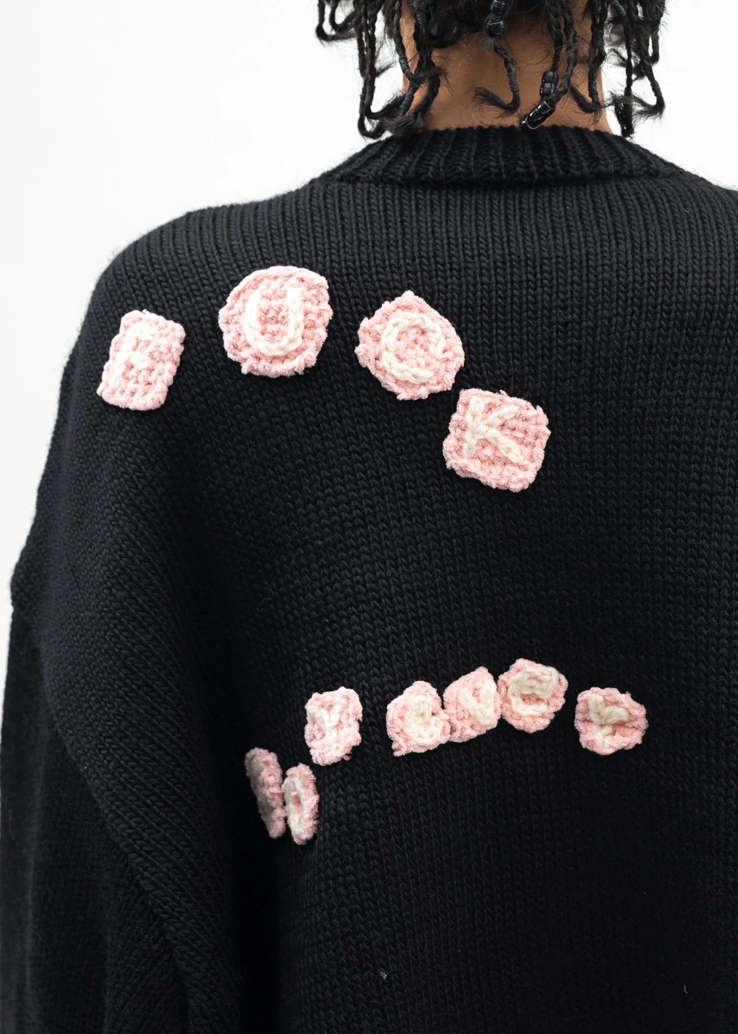 BLACK BAMBI HAND KNITTED SWEATER COLLABORATION WITH JAMIE REID. - Image 5