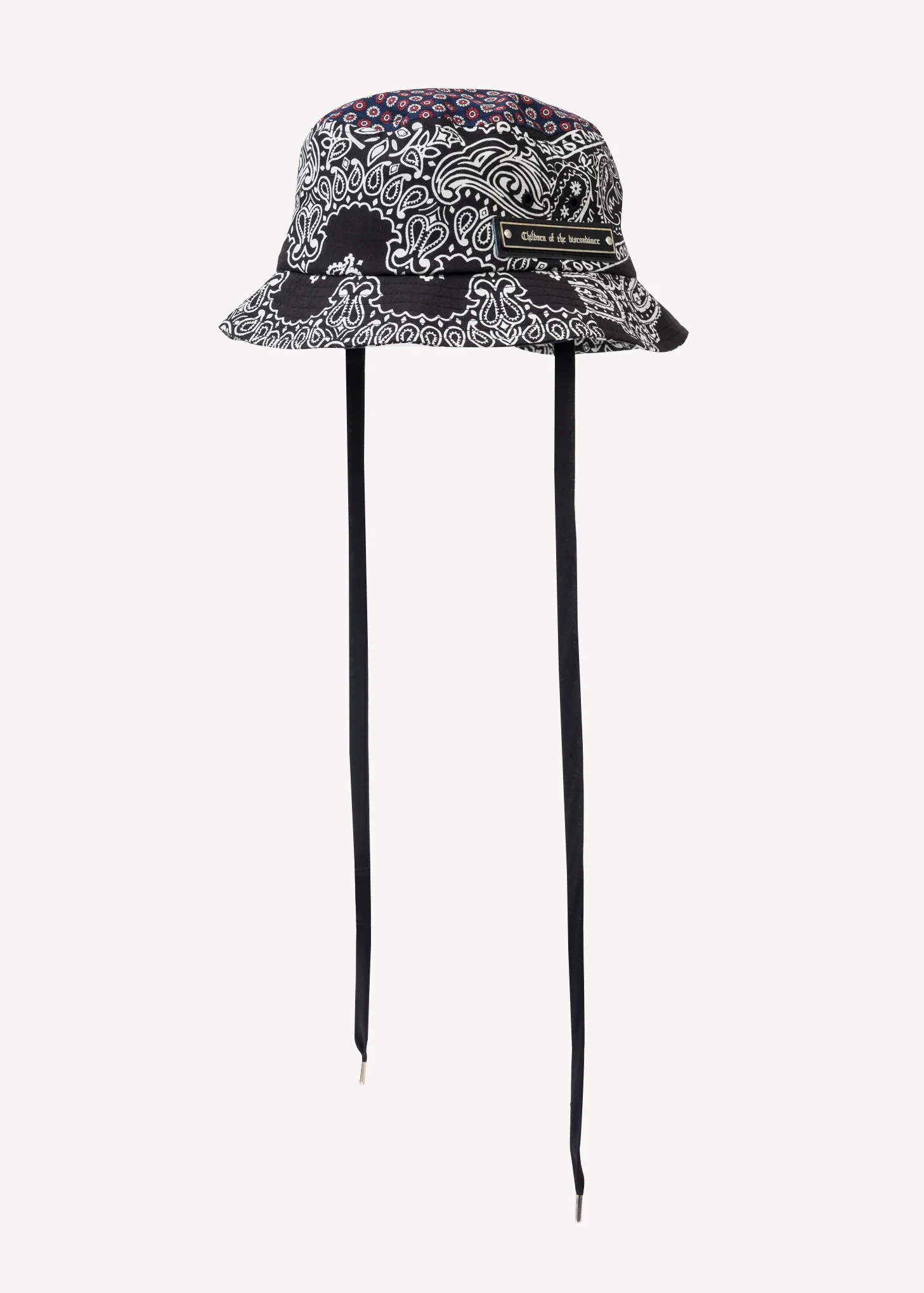 Black BANDANA BUCKET HAT - Image 4