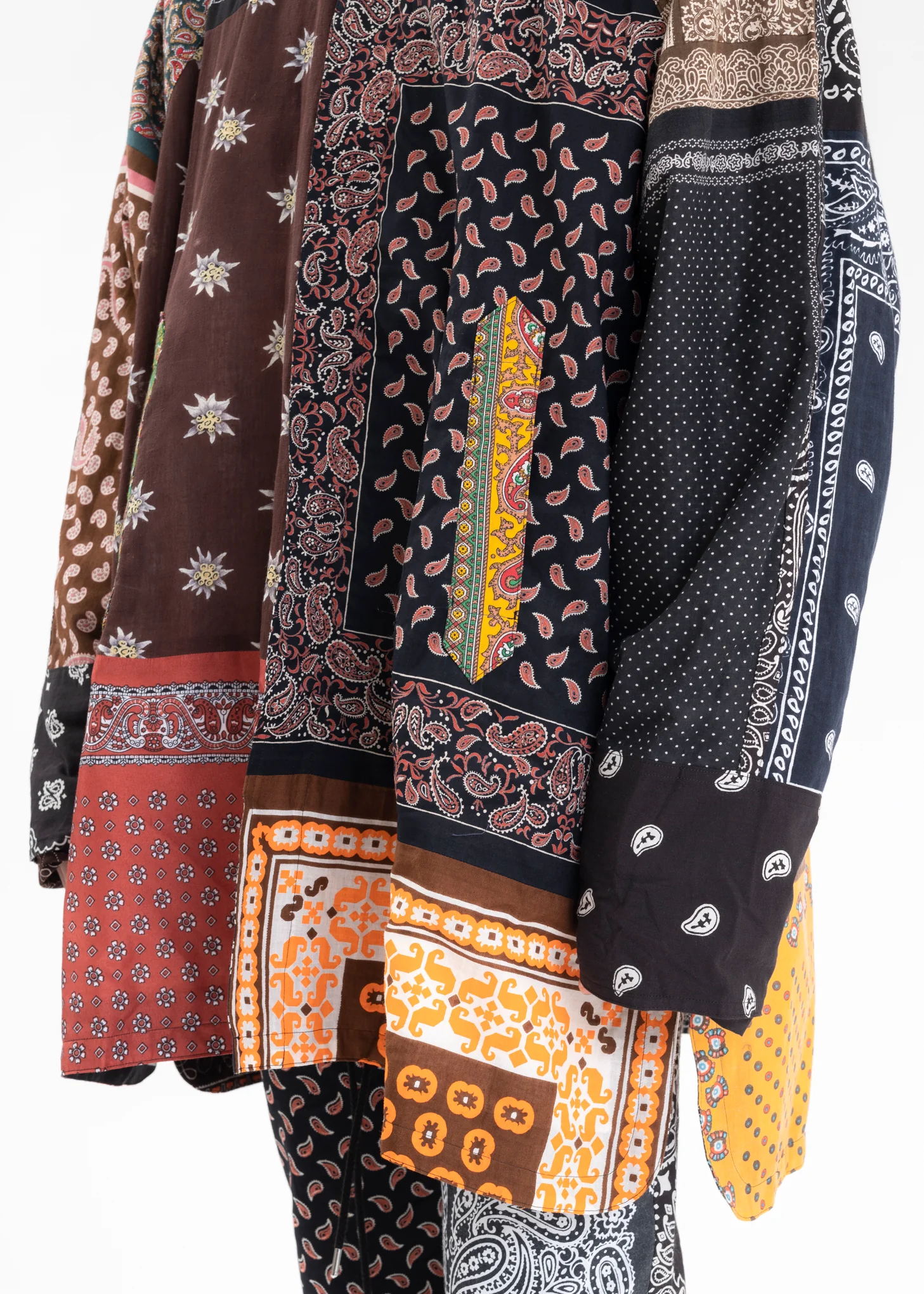 Black BANDANA PATCH OVERSIZED STAND JACKET - Image 5
