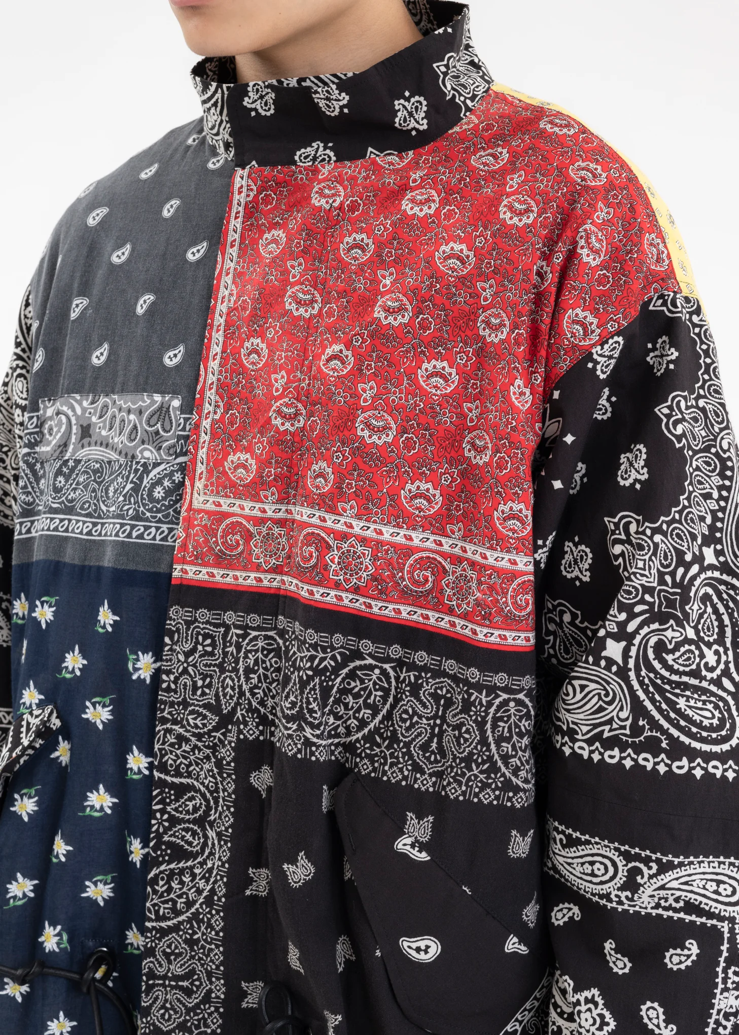 Black BANDANA PATCH PARKA SHELL M-1951 - Image 5