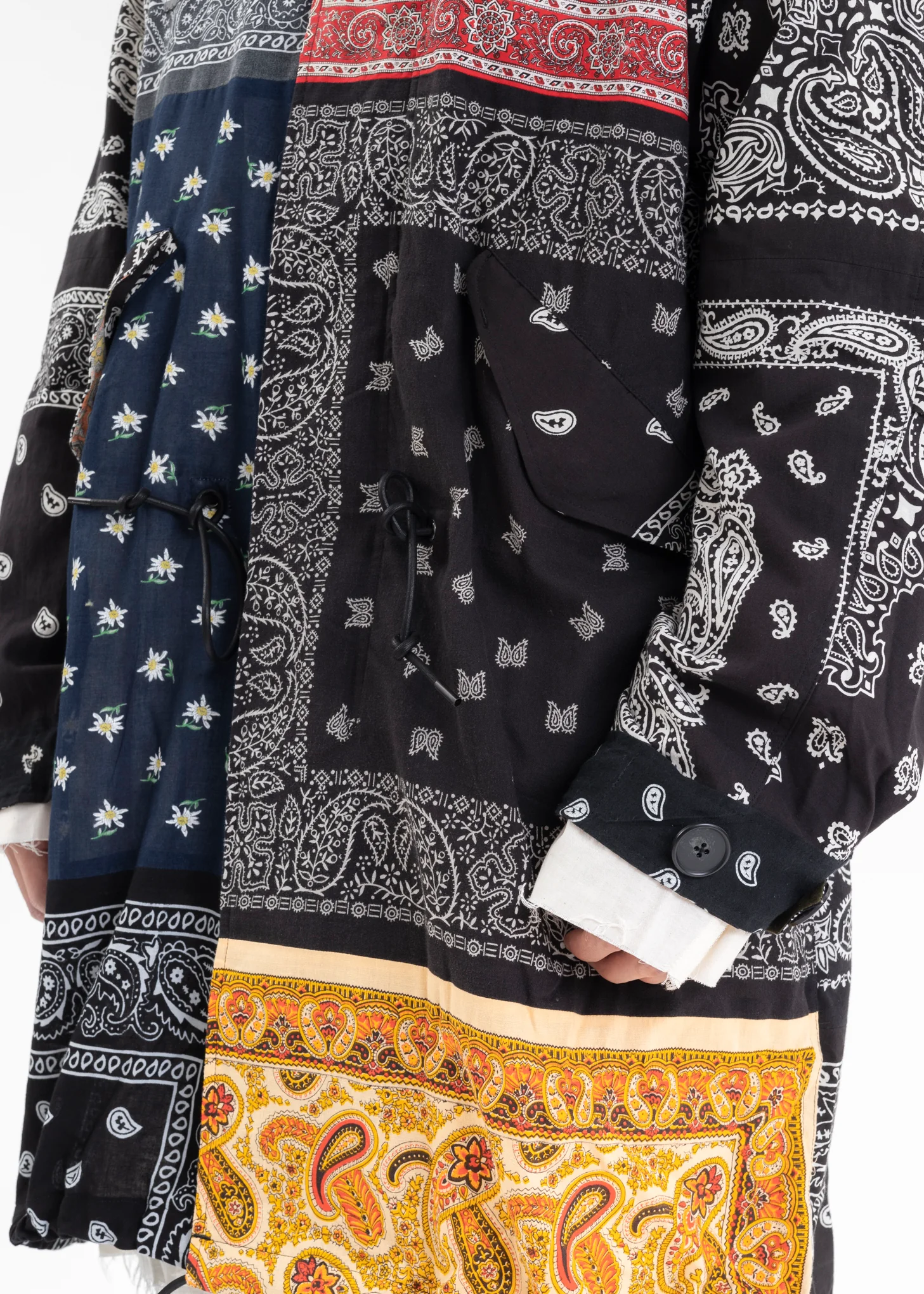 Black BANDANA PATCH PARKA SHELL M-1951 - Image 6