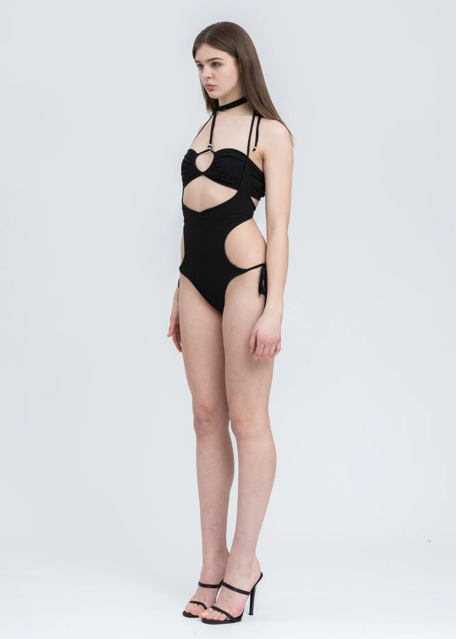 Black Bandeau Bodysuit - Image 2