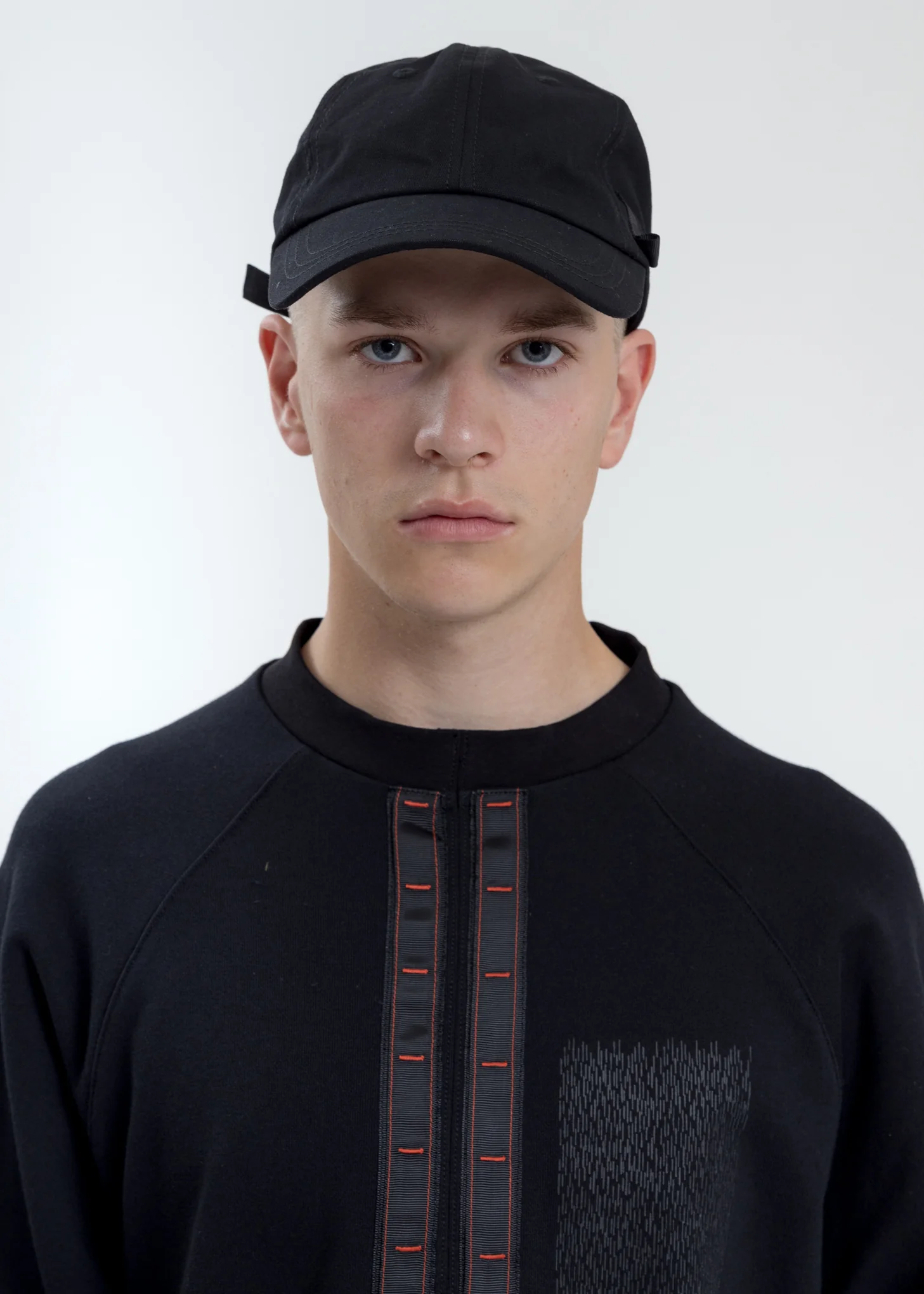 Black Baseball Cap With Tape - Image 5