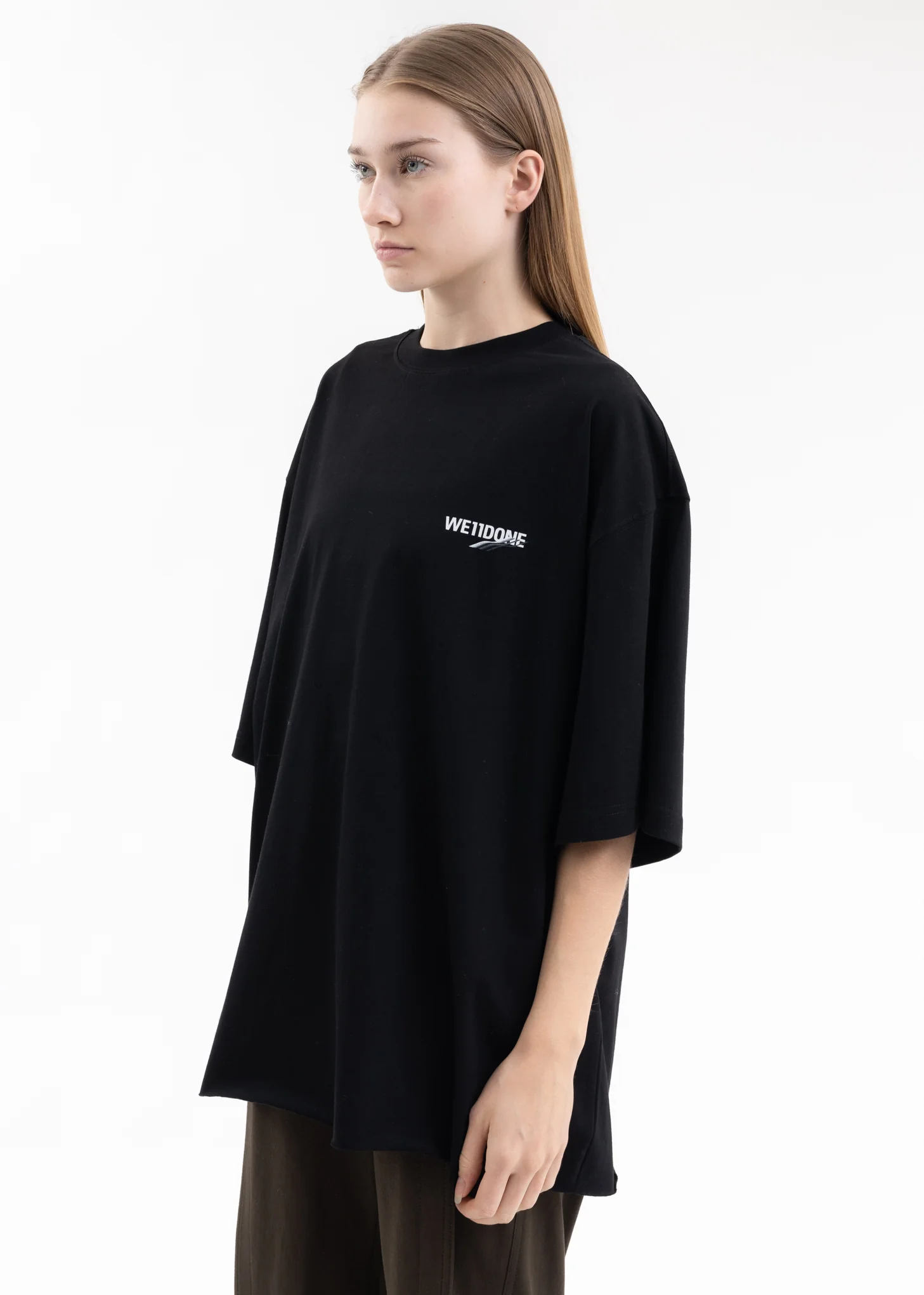 BLACK BASIC 1506 LOGO T-SHIRT - Image 3