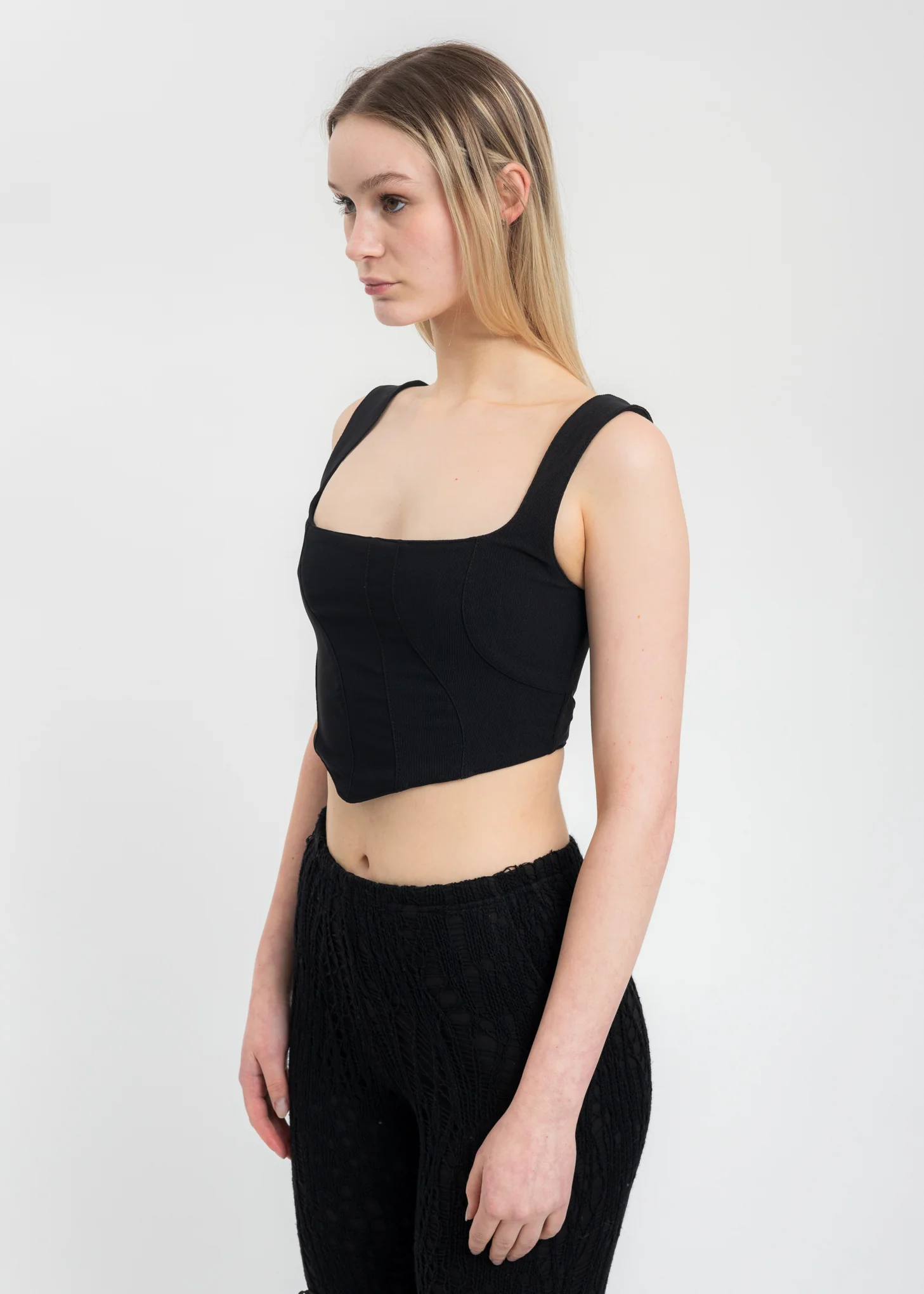 Black Bayeux Bustier Corset - Image 3