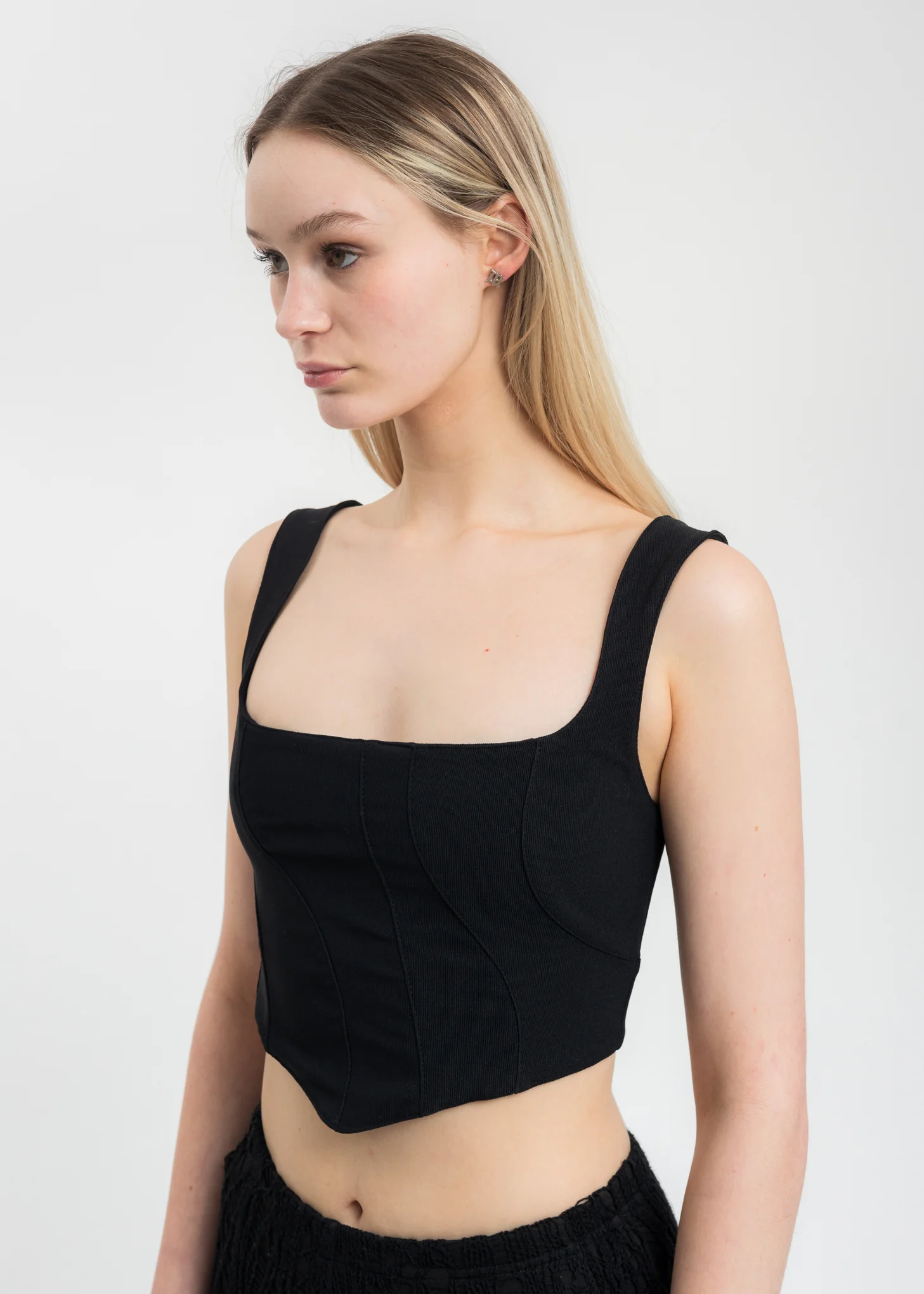 Black Bayeux Bustier Corset - Image 4