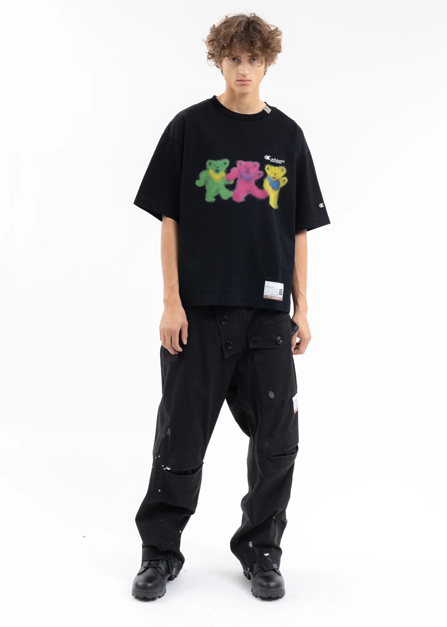 Black Bears Printed Tee - Image 5