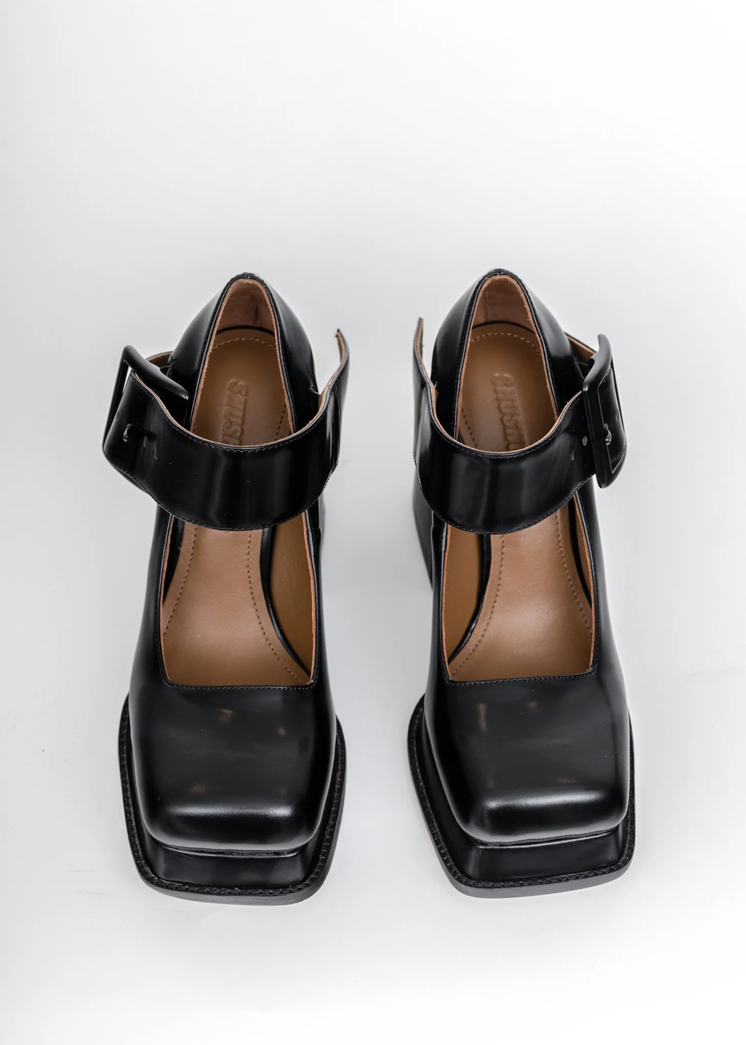 Black Belt Mary Jane Heels - Image 3