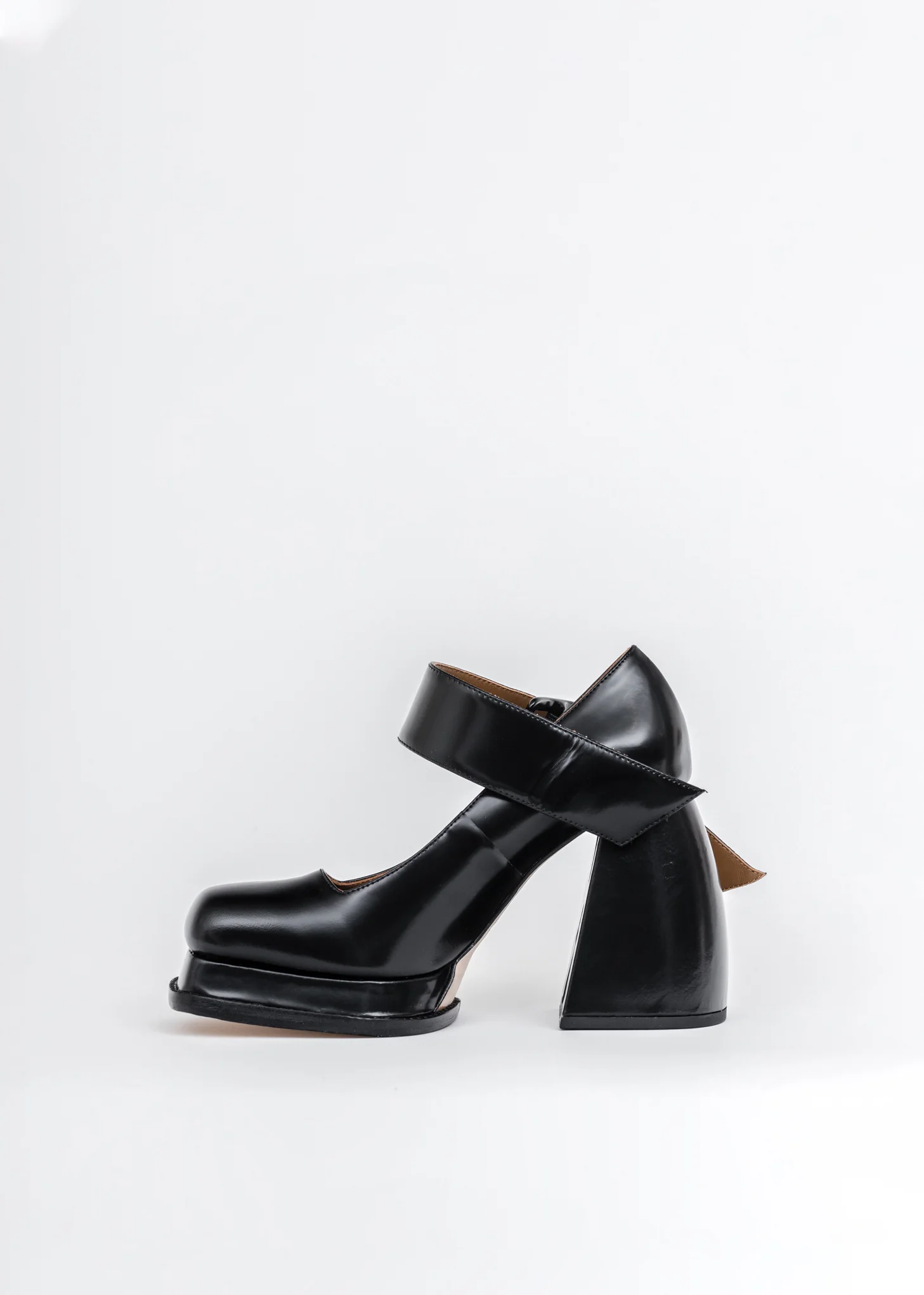 Black Belt Mary Jane Heels - Image 4