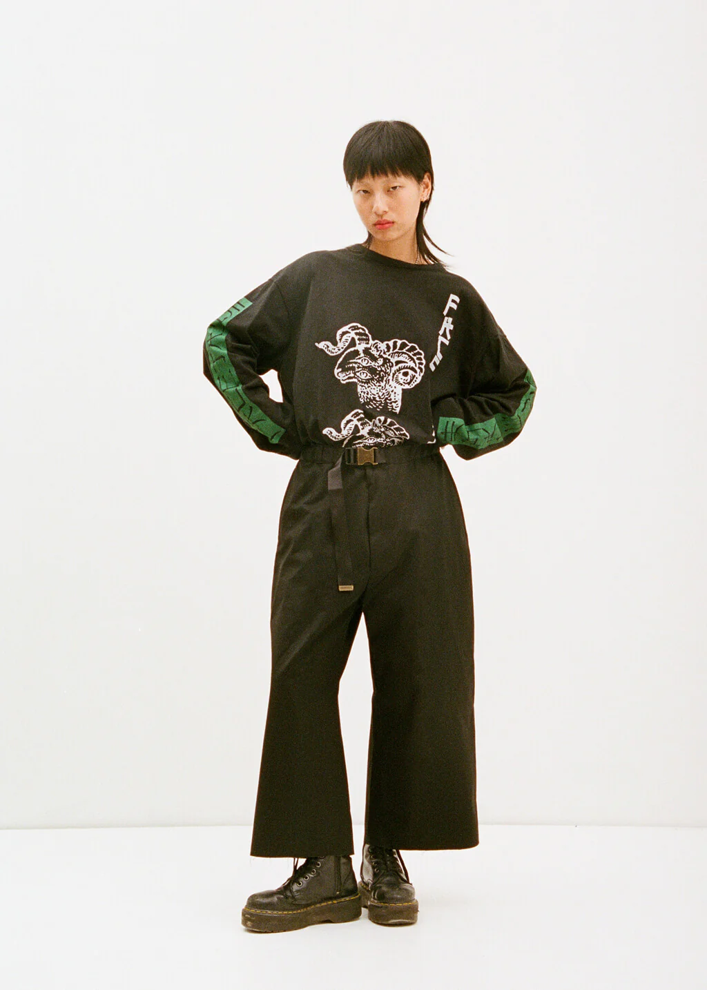 Black Belted Trousers - Image 7