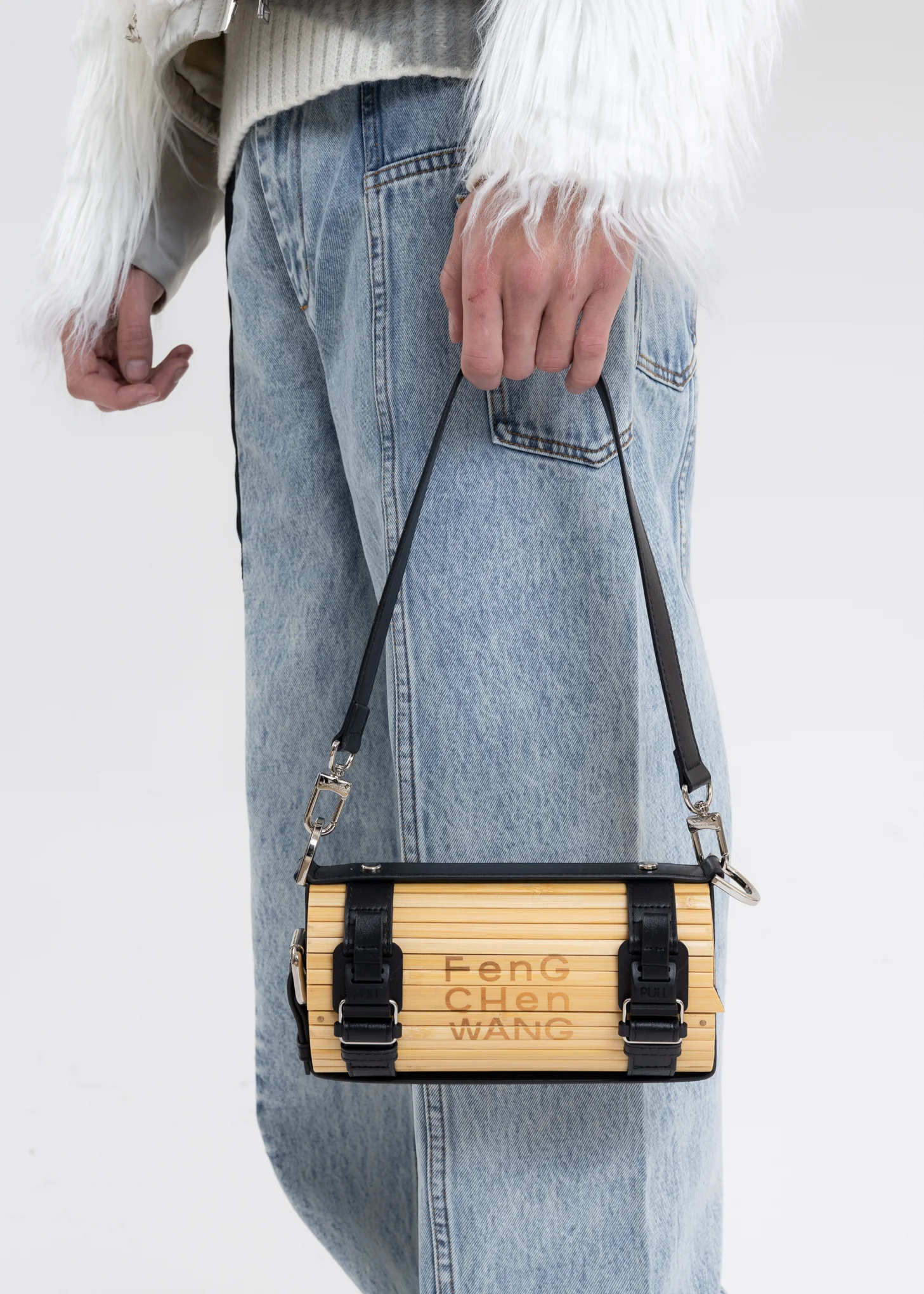 Black Small Bamboo Bag (Classic) - Image 3
