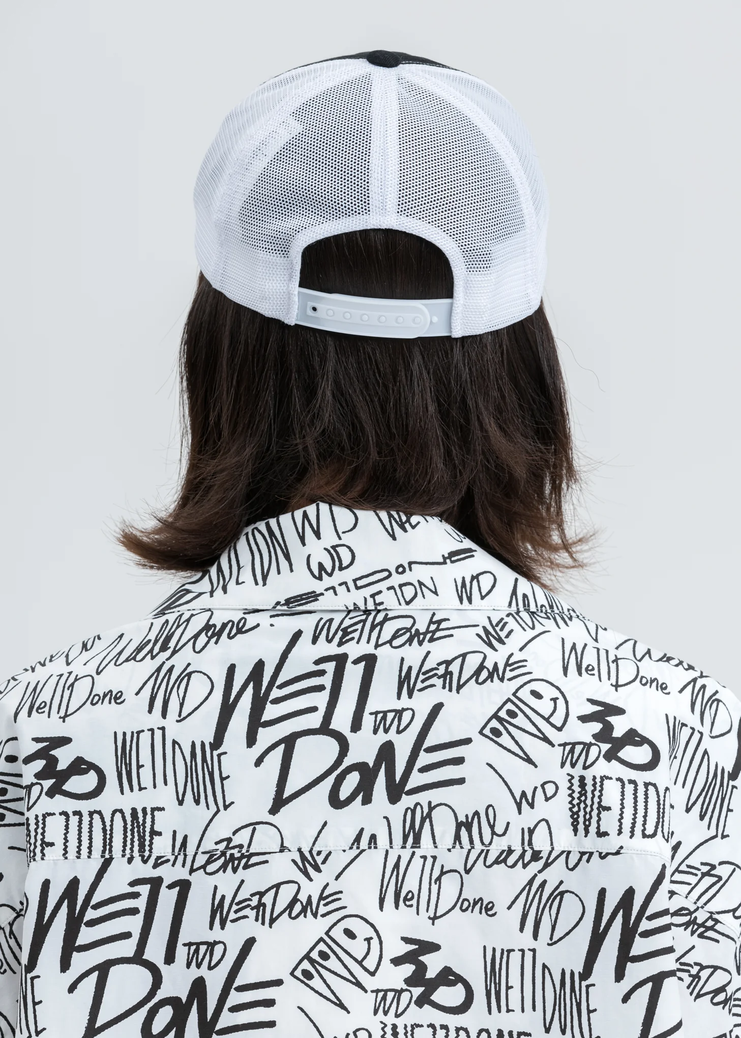 Black Big Logo Embroidered Cap - Image 3
