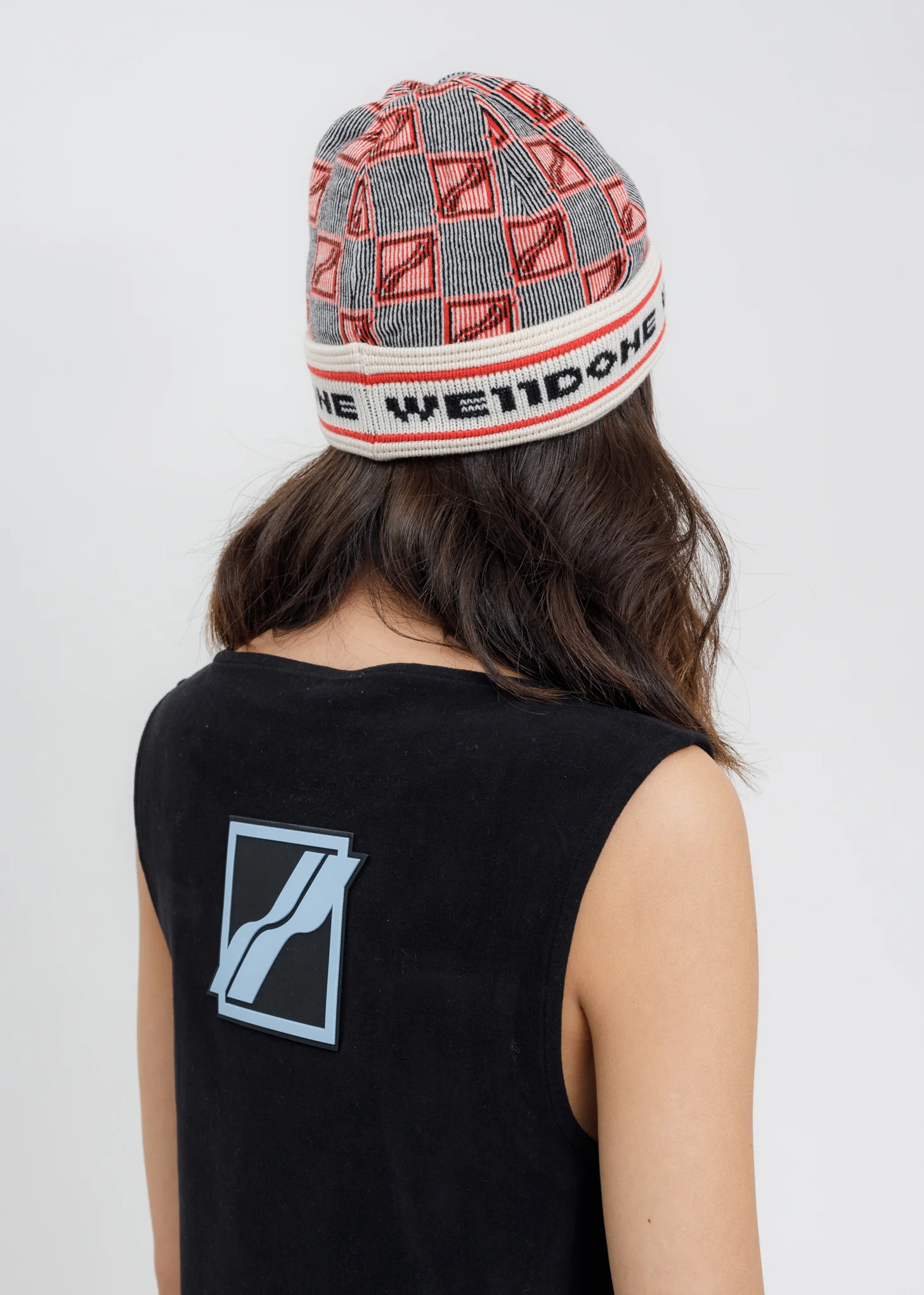 Black Big Logo Mini Dress - Image 4