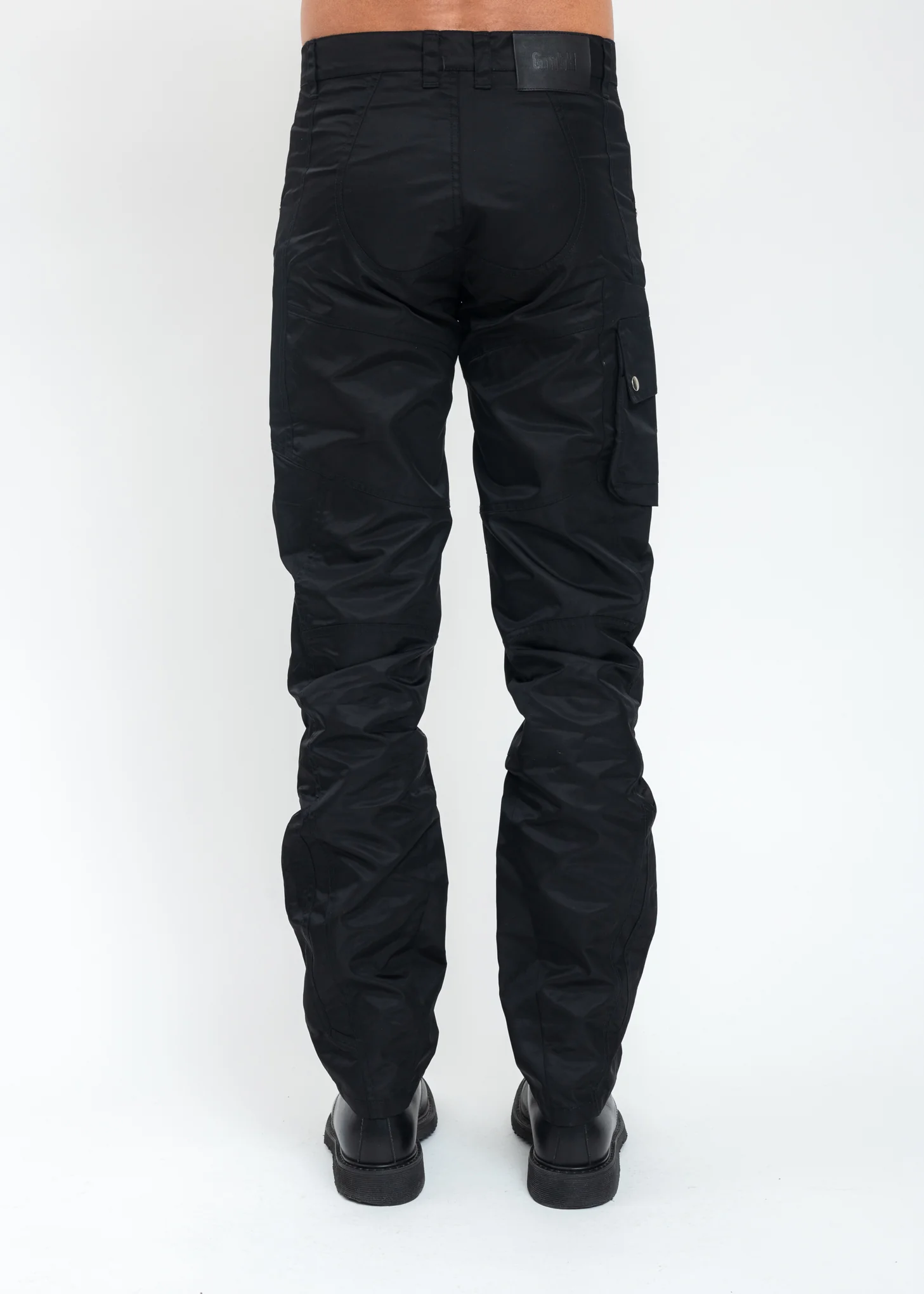 Black Biker Trousers With Explore Zip - Image 5