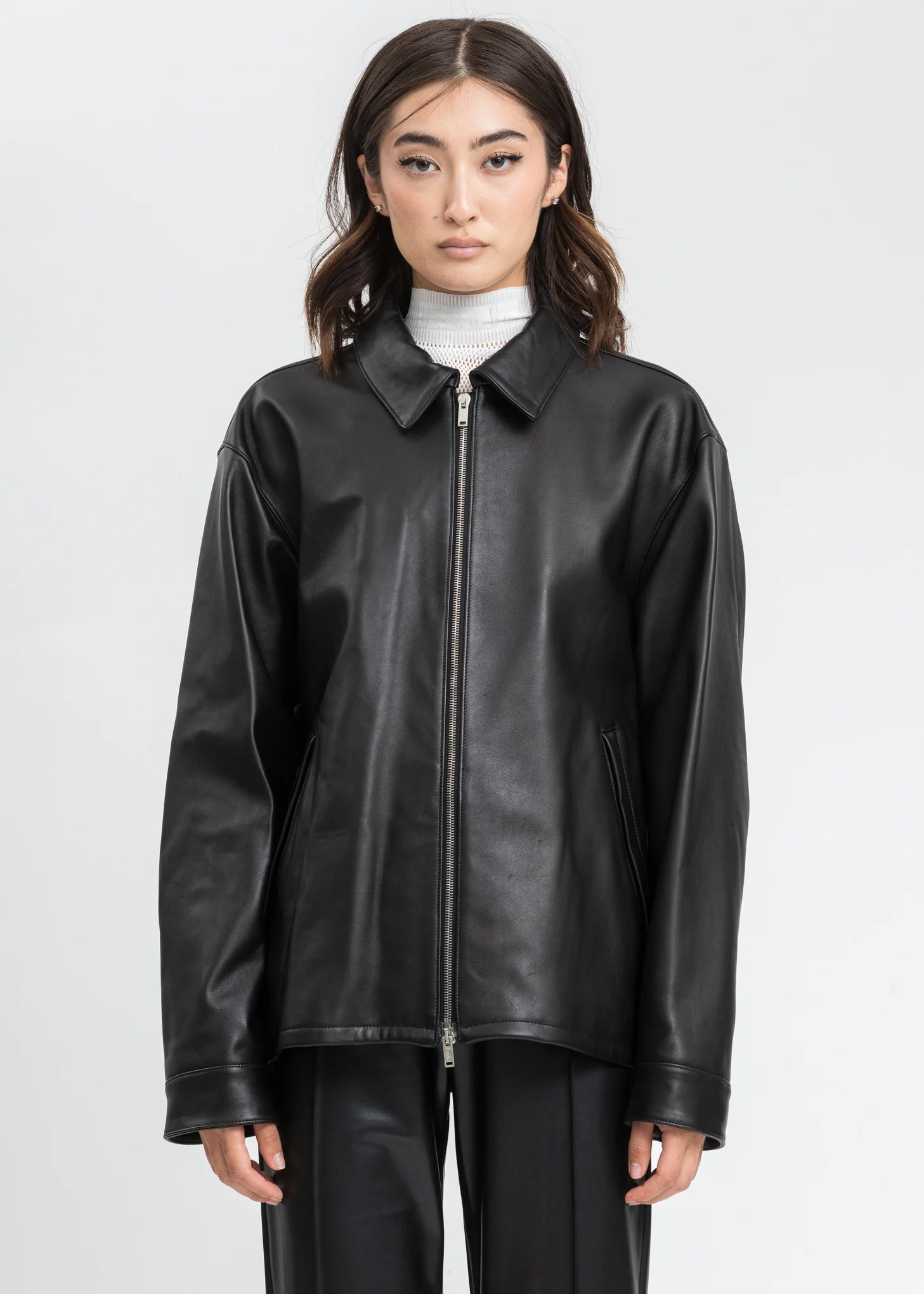 Black Birth Leather Jacket