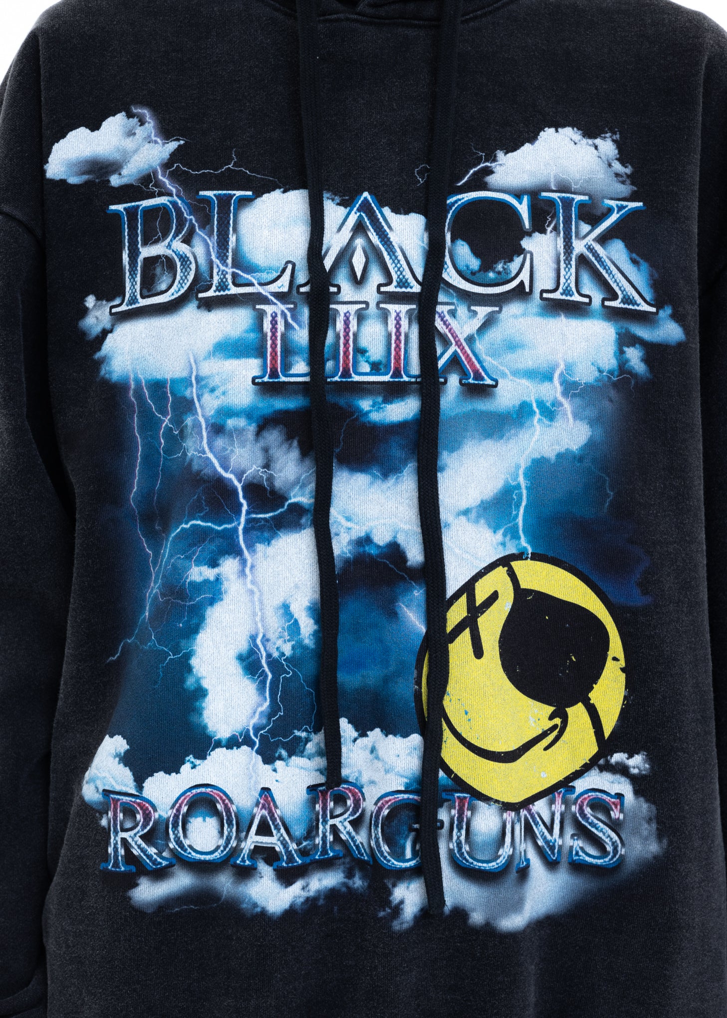 Black Black Lux X roarguns Cloud&Smile Hoodie - Image 4