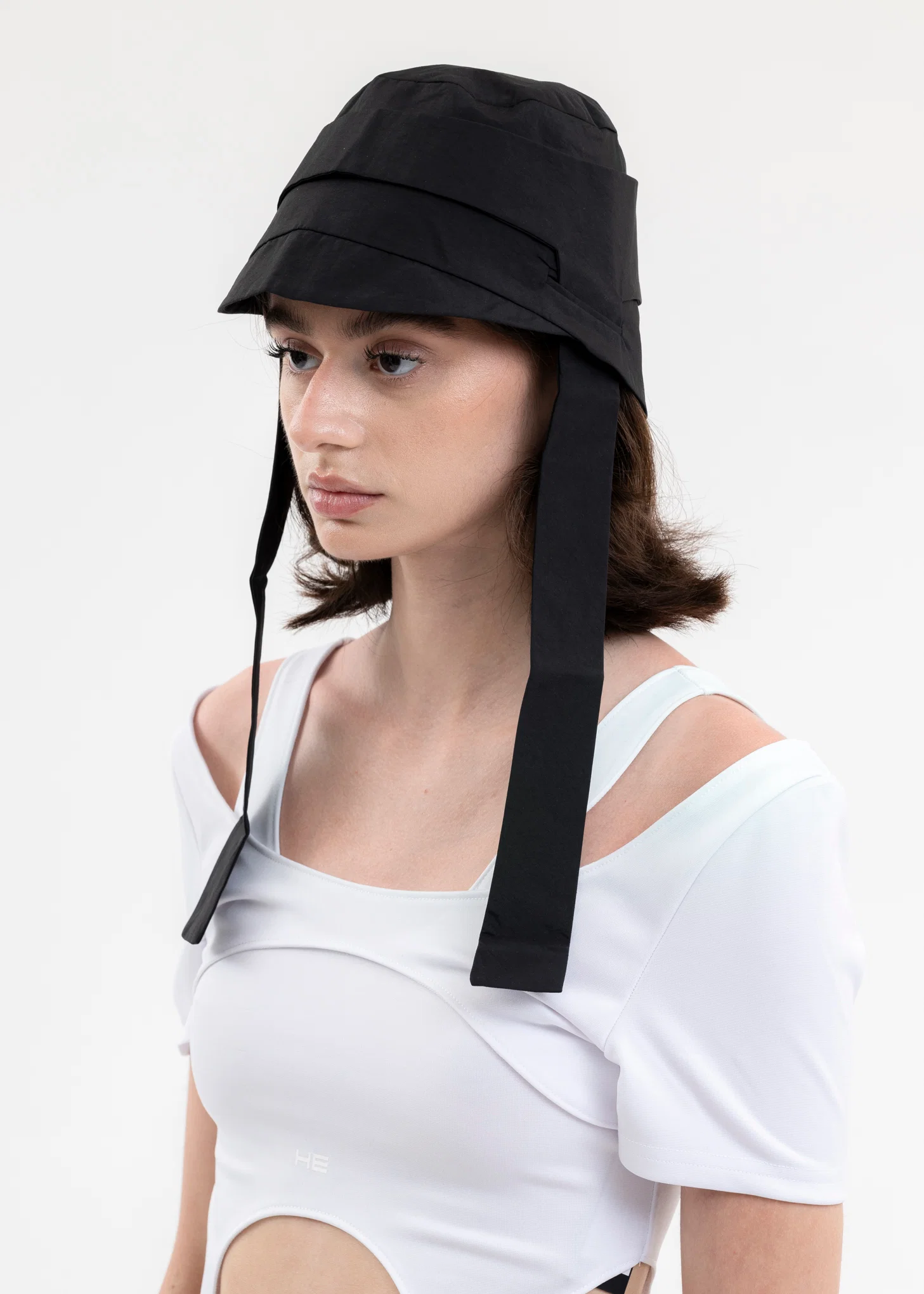 BLACK BLAZE BUCKET HAT - Image 2